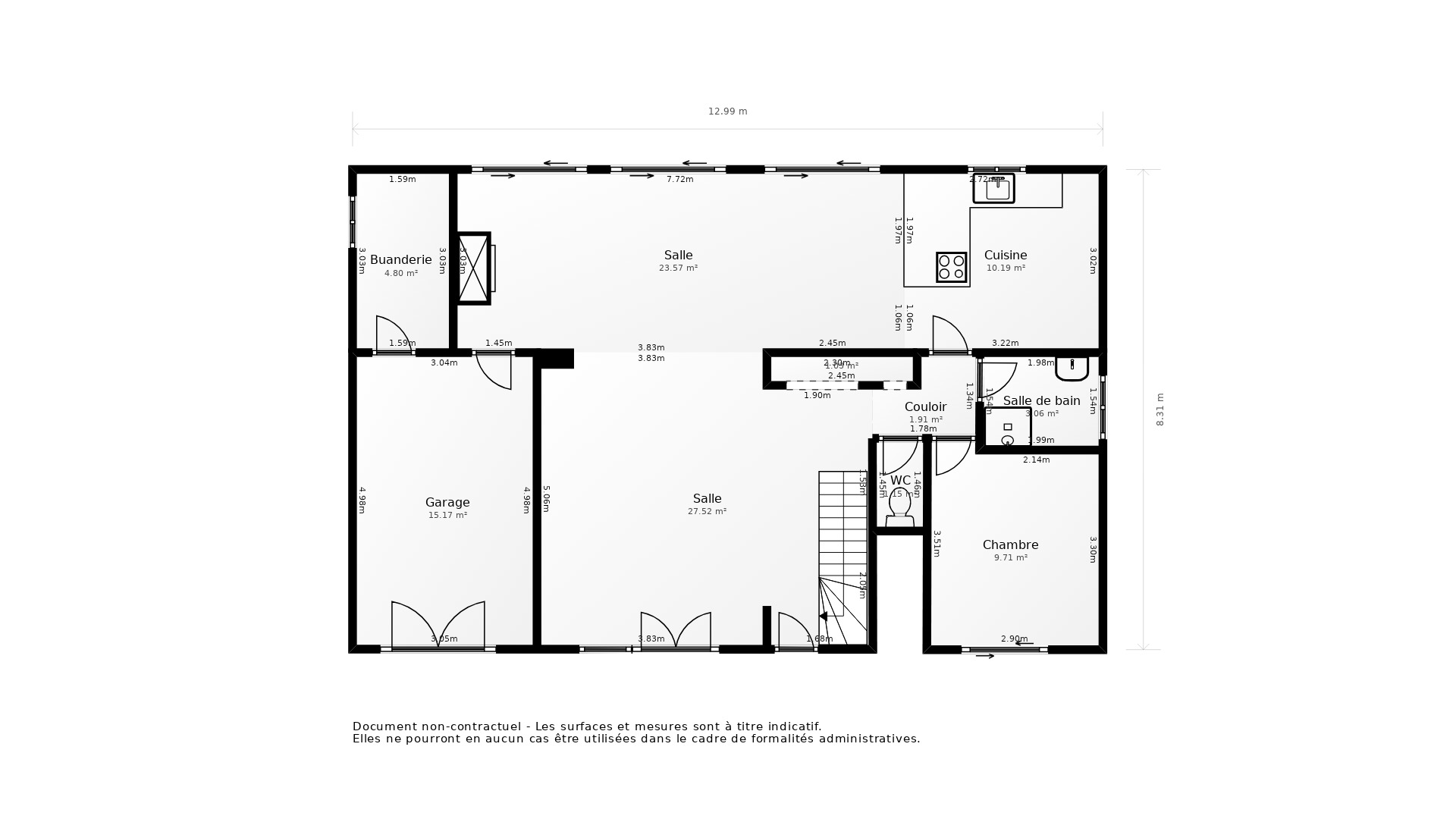 Vente Maison LE TAILLAN MEDOC - 7 pièces - 150 m² - (33320)