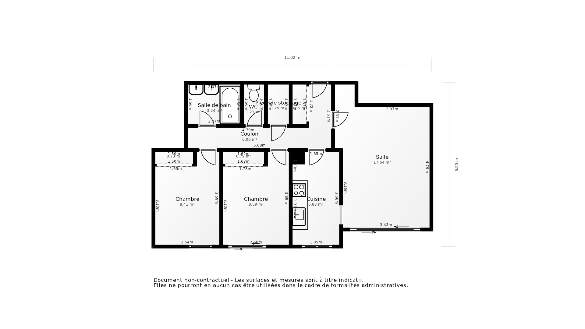 Vente Appartement BRUGES - 3 pièces - 69 m² - (33520)