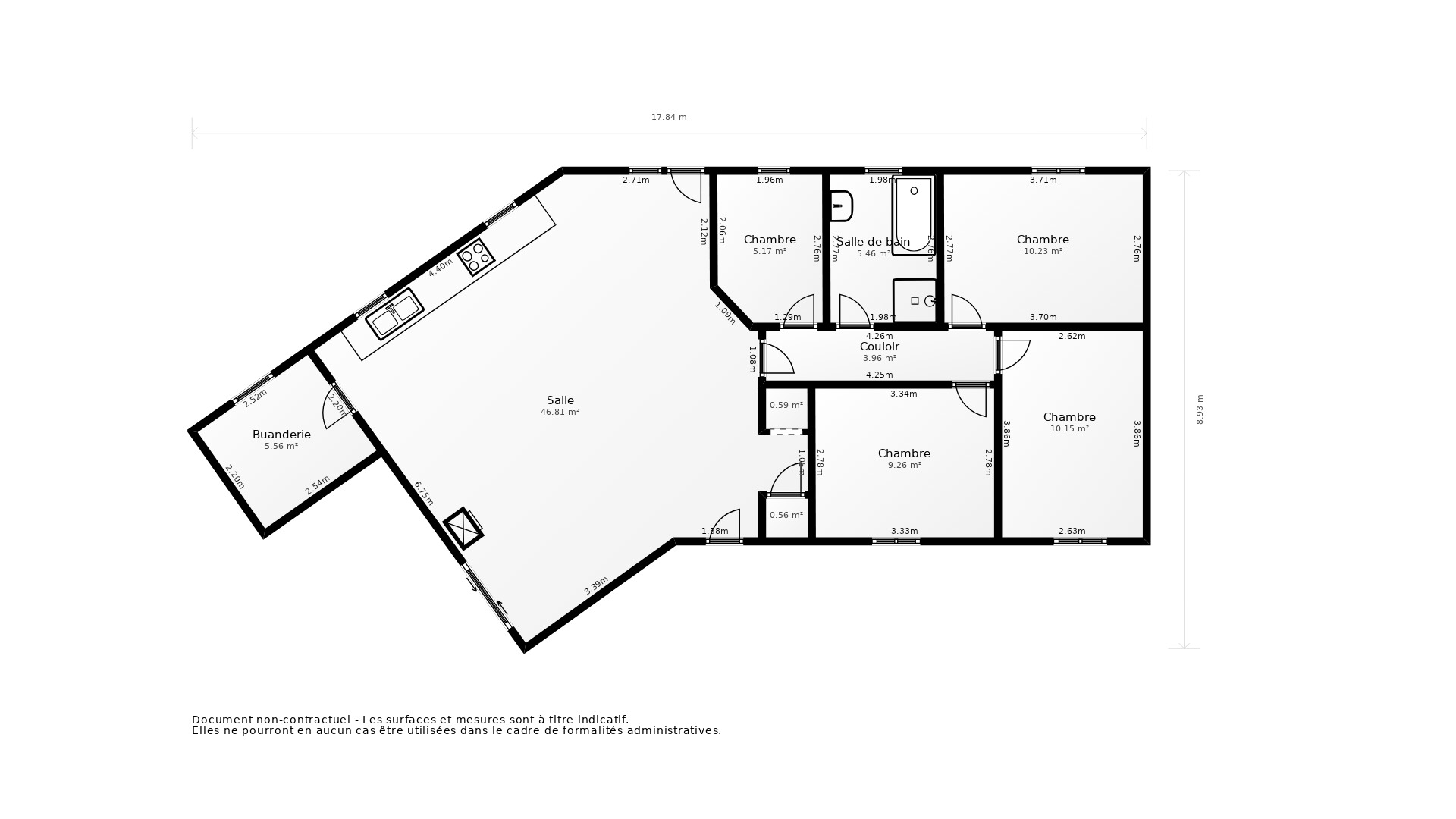 Vente Maison DEGAGNAC - 5 pièces - 101 m² - (46340)