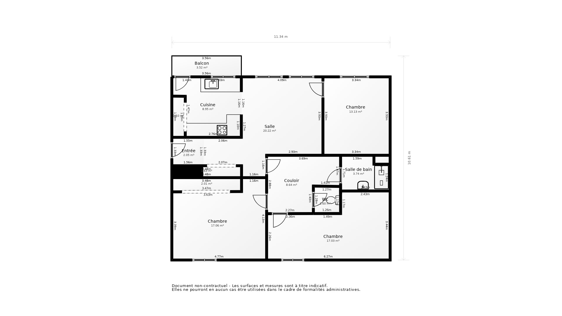 Vente Appartement LYON 03 - 4 pièces - 83 m² - (69003)