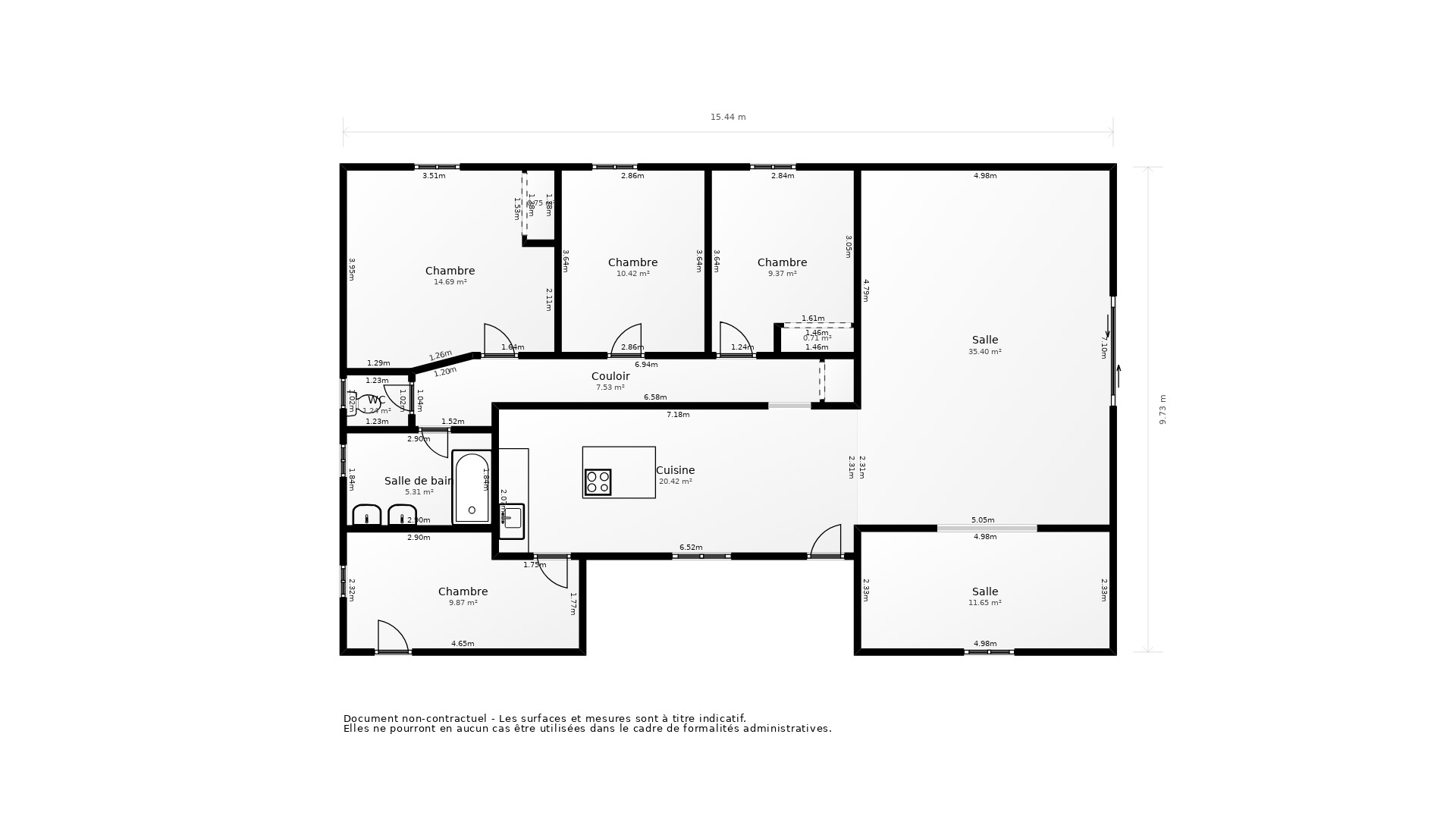 Vente Maison SALVIAC - 5 pièces - 140 m² - (46340)