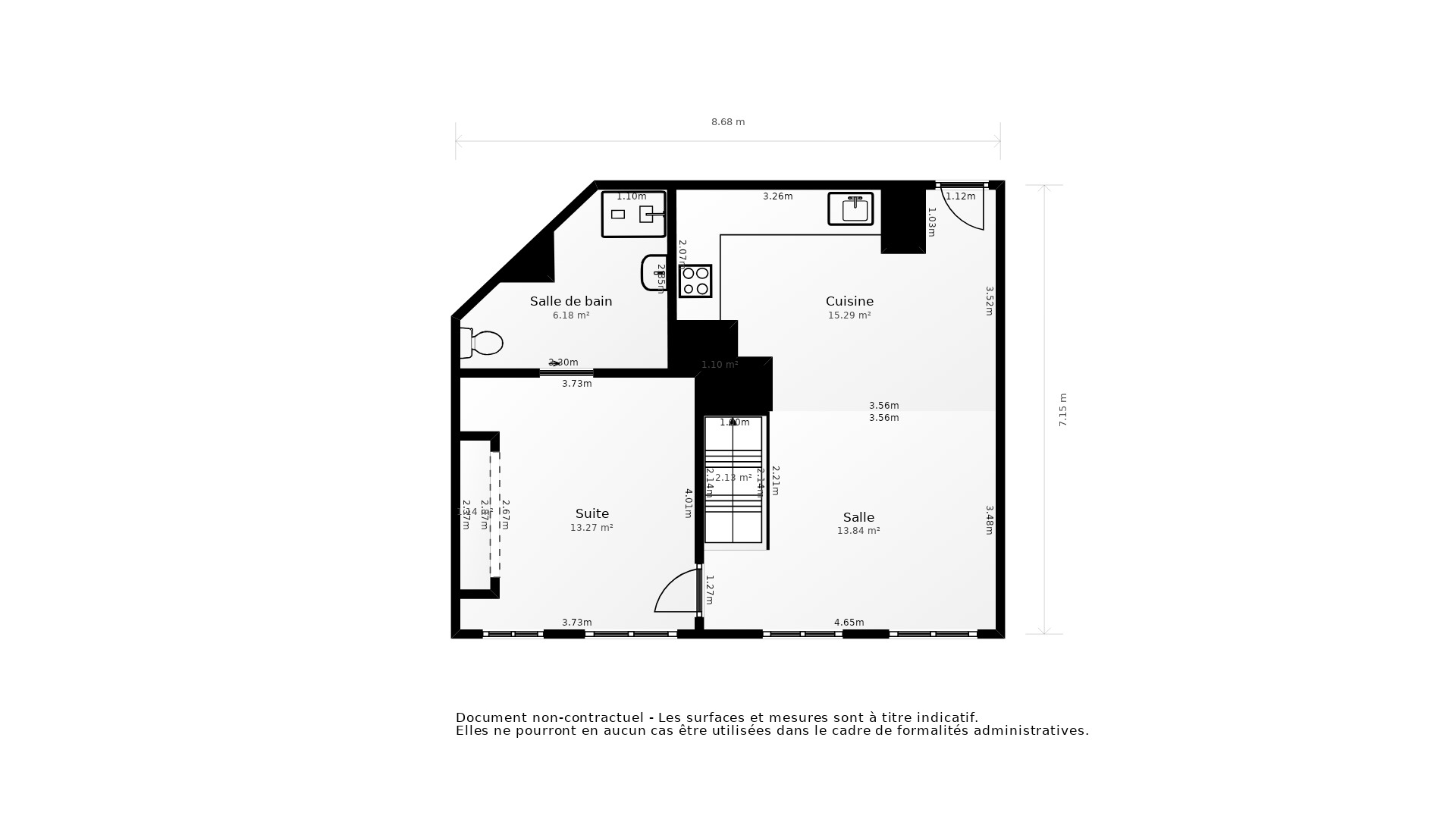 Vente Appartement LYON 05 - 3 pièces - 80 m² - (69005)