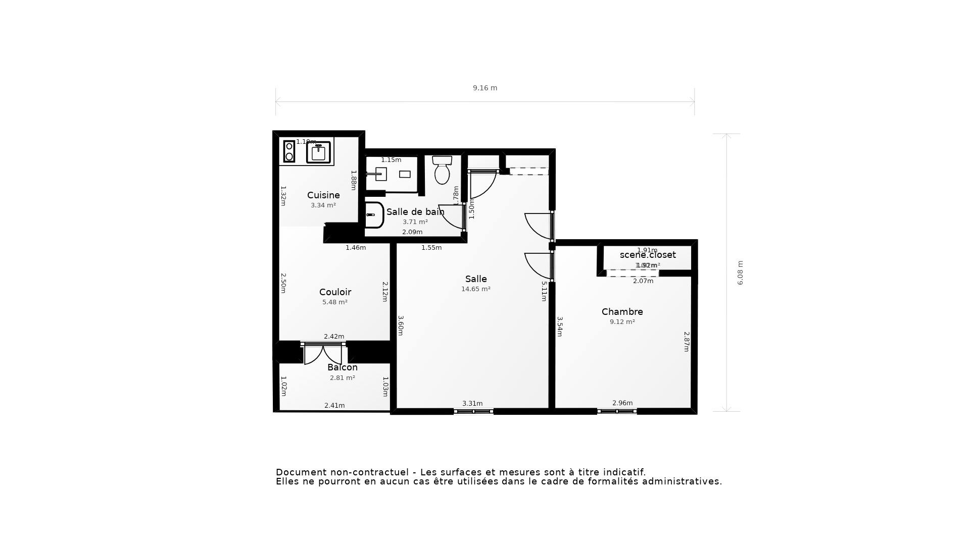 Vente Appartement ST PIERRE D OLERON - 2 pièces - 41 m² - (17310)