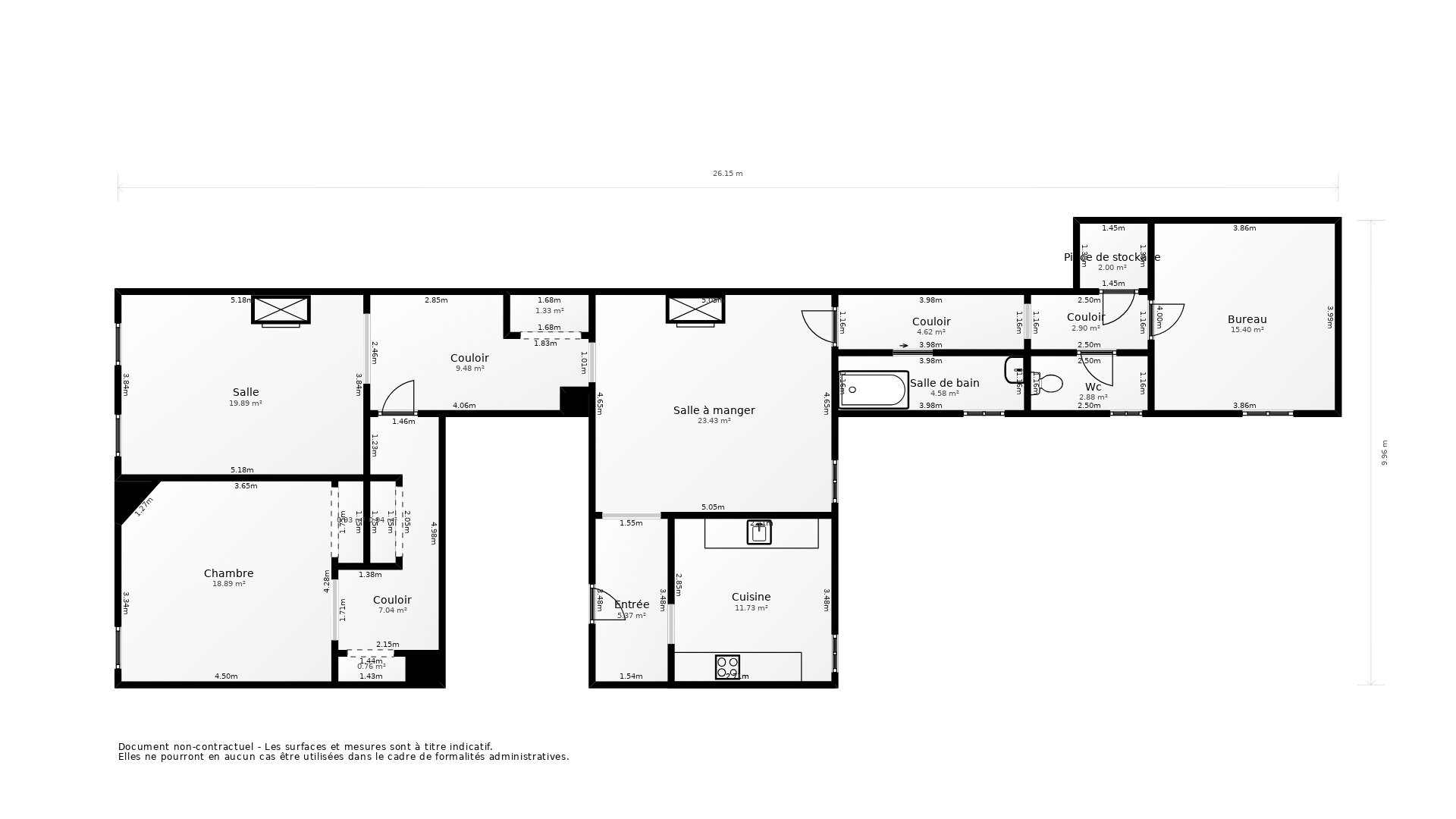 Vente Appartement BORDEAUX - 4 pièces - 108 m² - (33000)