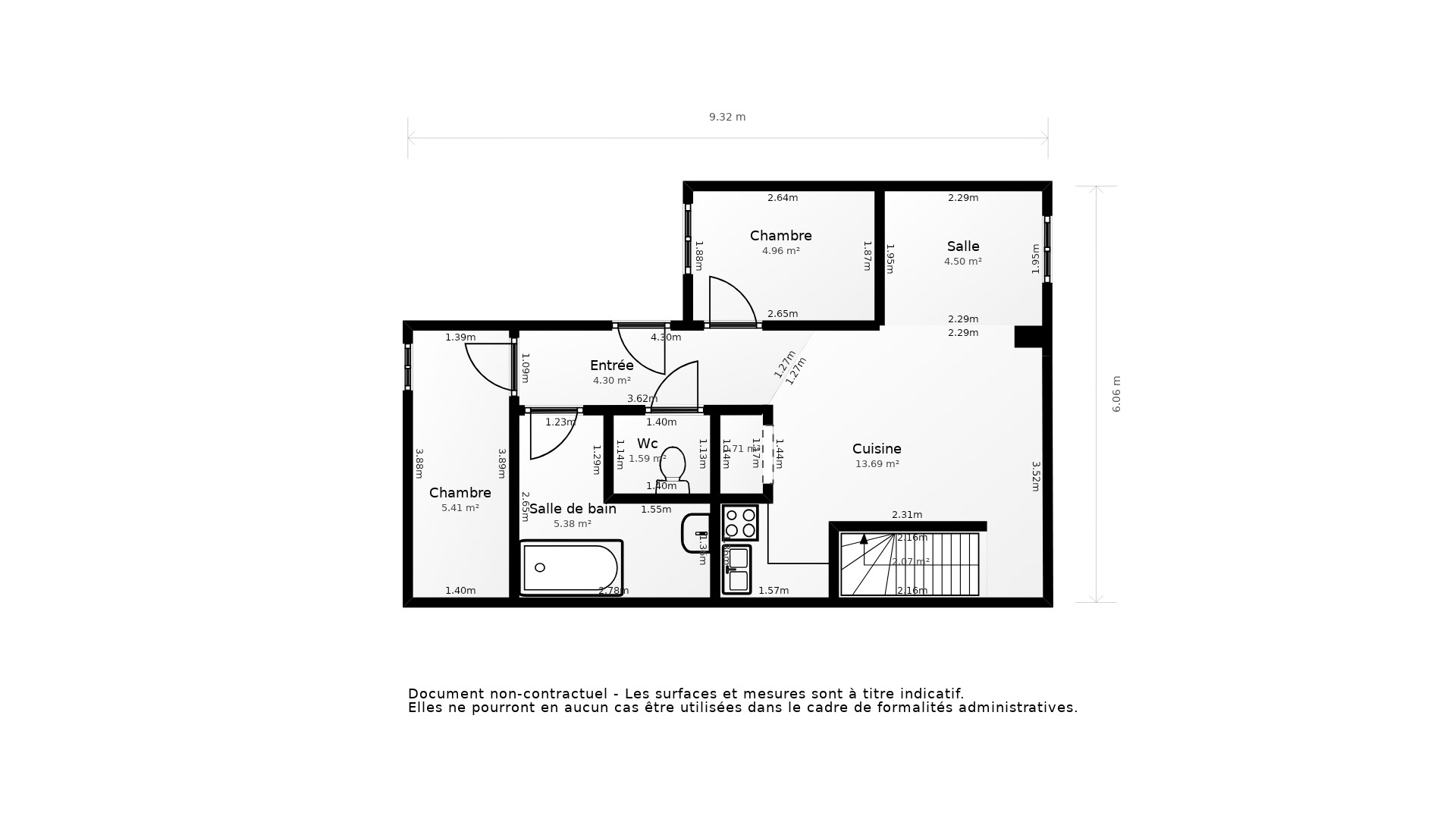 Vente Appartement HOURTIN - 3 pièces - 47 m² - (33990)