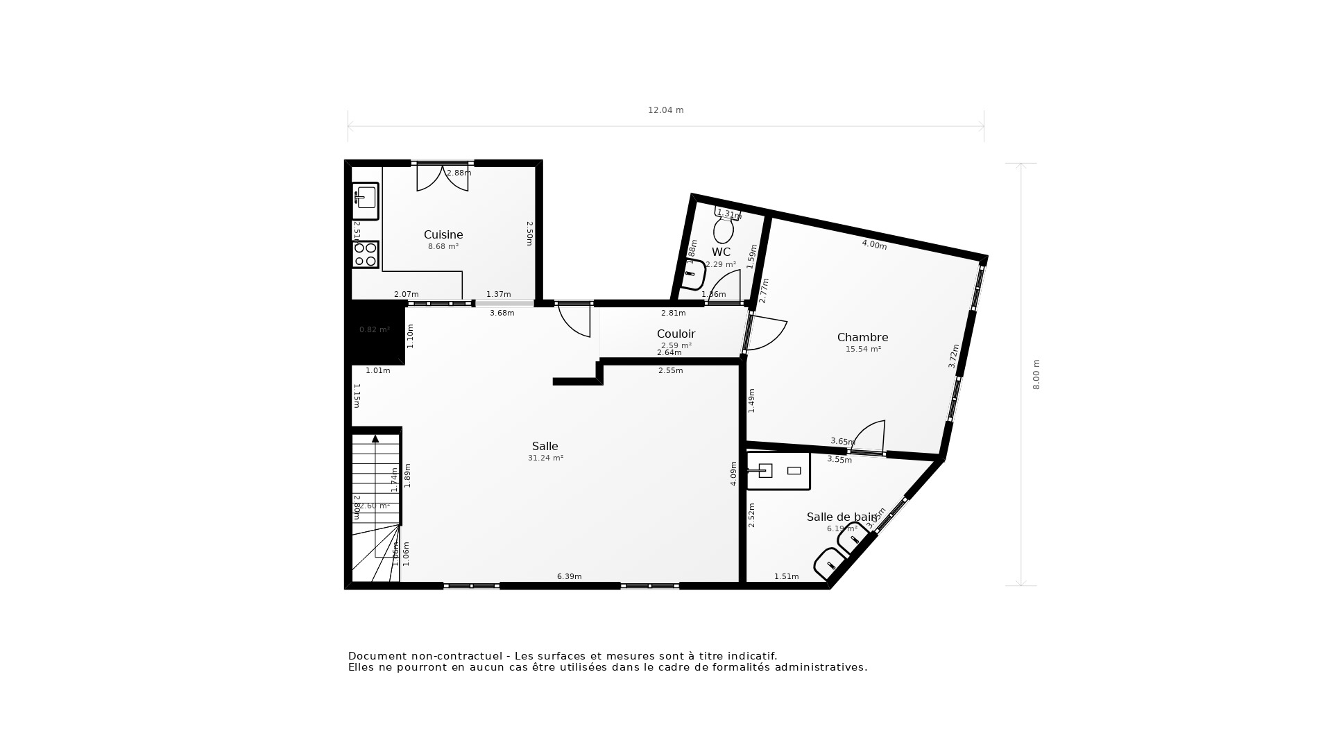 Vente Appartement BORDEAUX - 4 pièces - 90 m² - (33000)