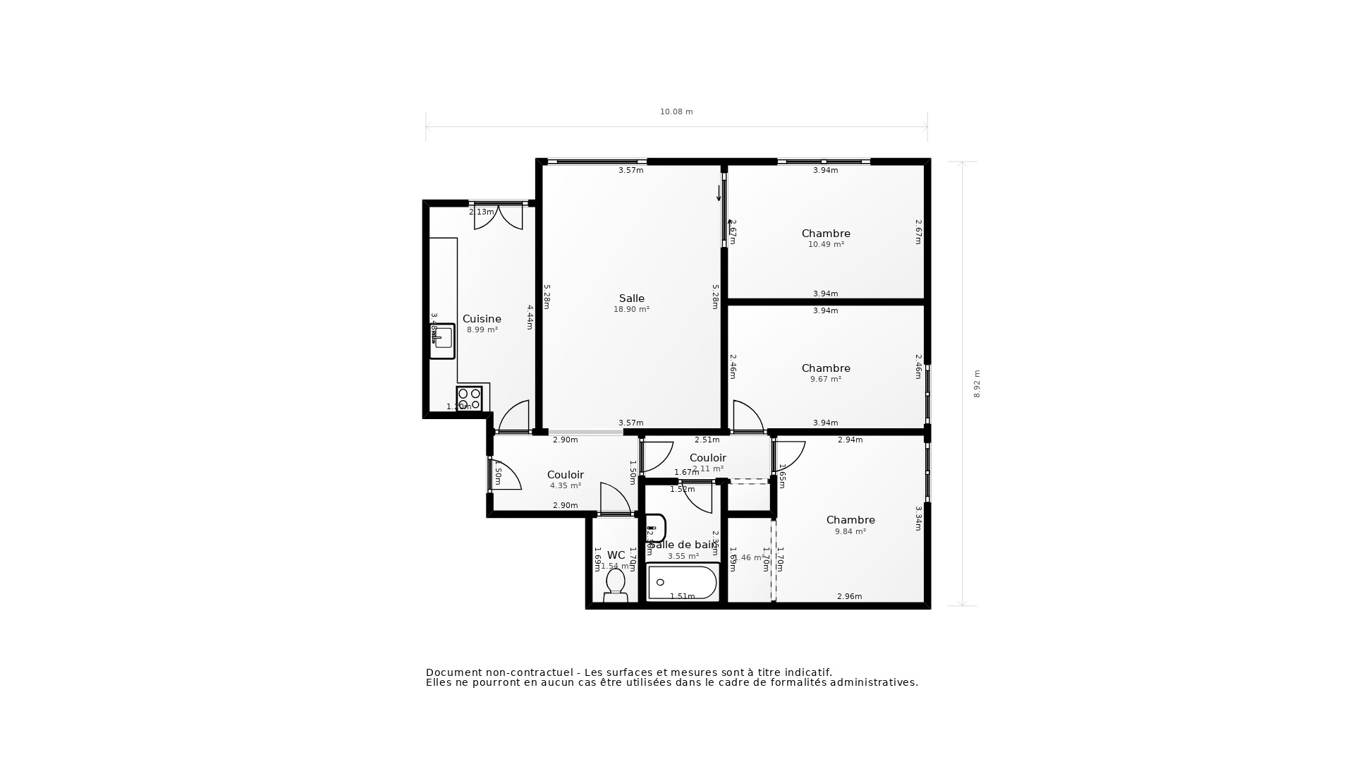 Vente Appartement ST CYR L ECOLE - 4 pièces - 74 m² - (78210)