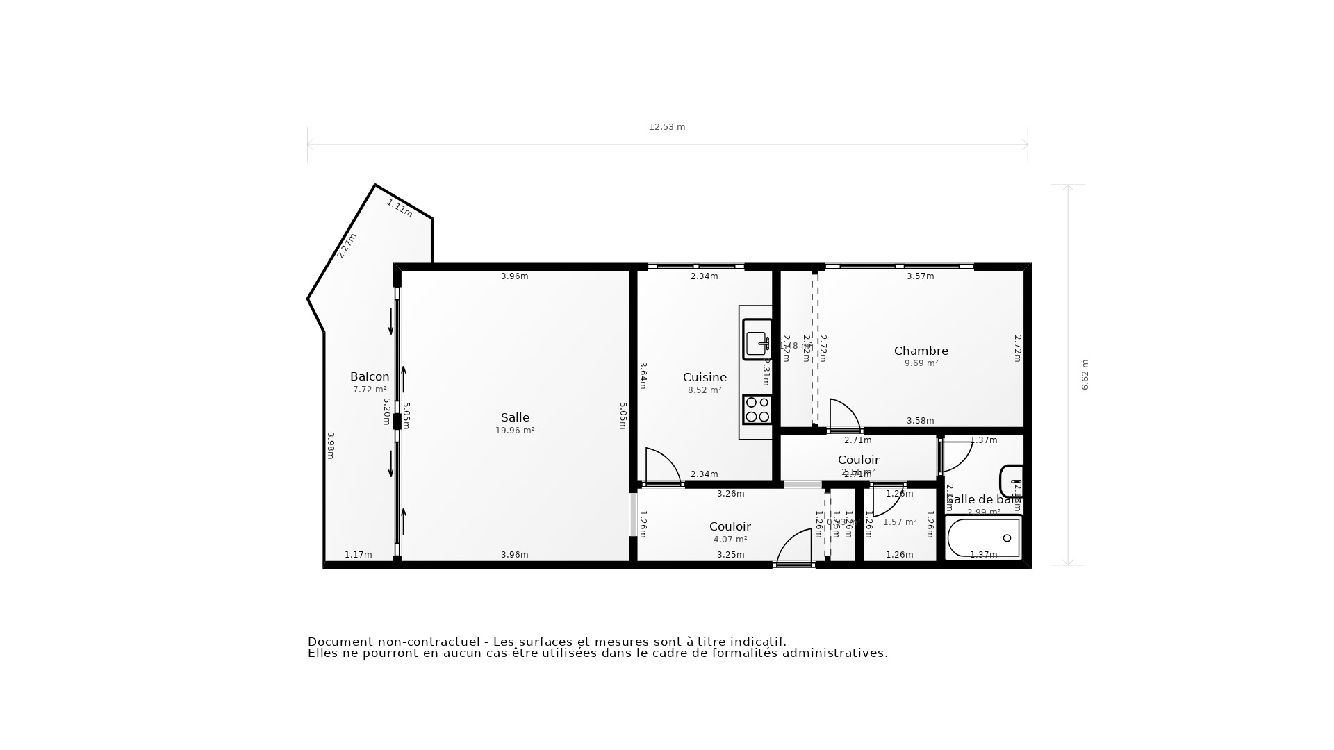 Vente Appartement BENODET - 2 pièces - 57 m² - (29950)