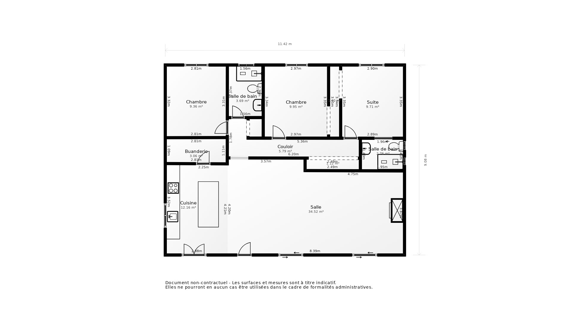 Vente Maison ST MICHEL DE RIEUFRET - 4 pièces - 103 m² - (33720)