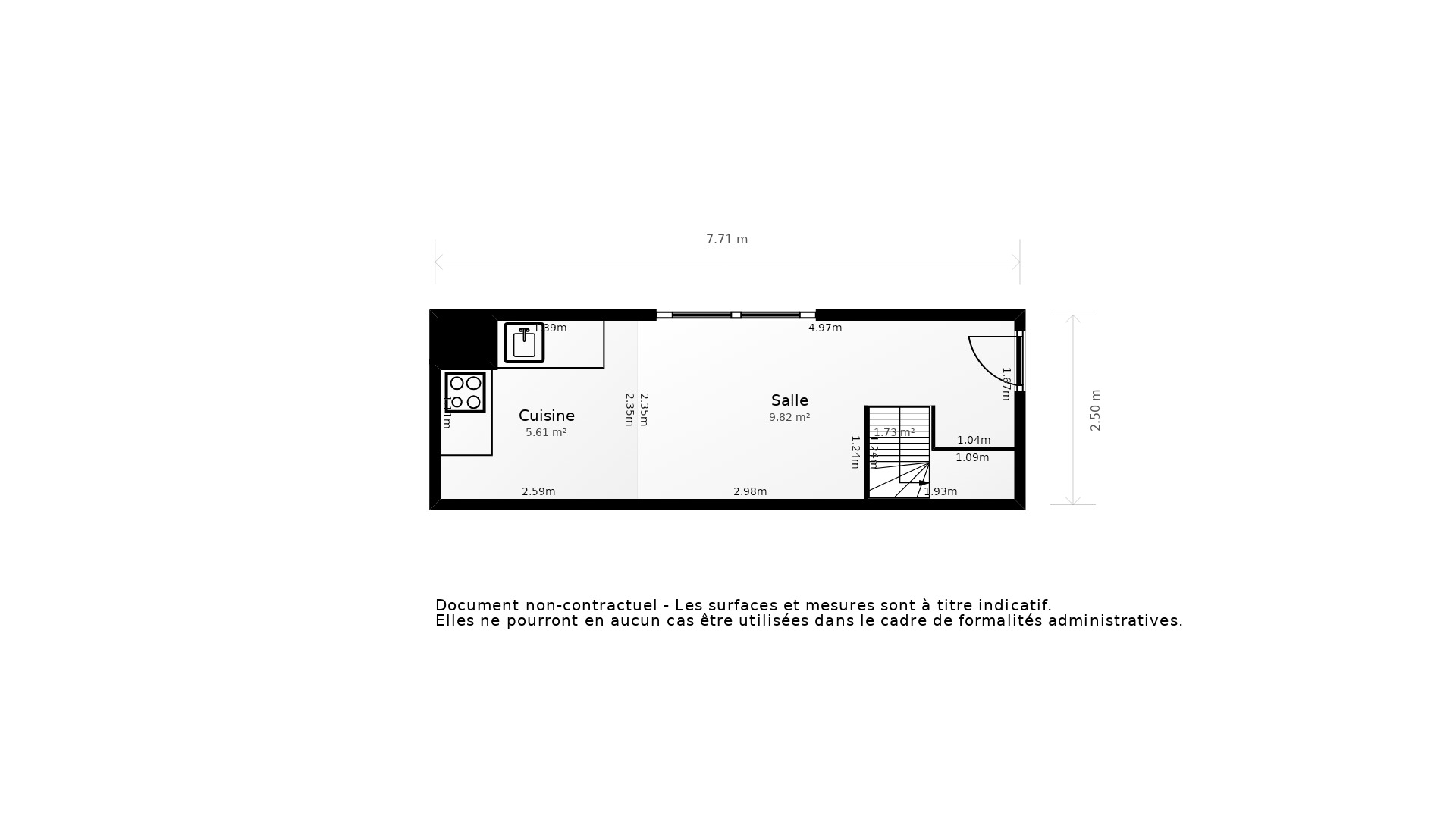 Vente Appartement BORDEAUX - 2 pièces - 33 m² - (33000)