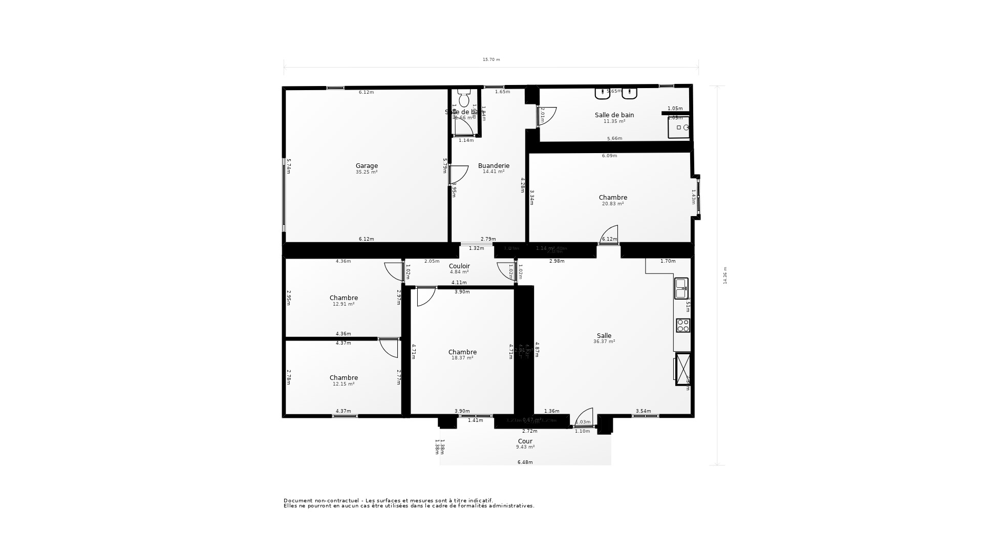 Vente Maison LA GENETOUZE - 4 pièces - 135 m² - (17360)