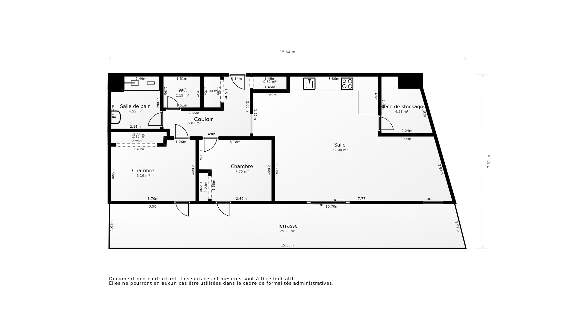 Vente Appartement BALARUC LES BAINS - 3 pièces - 75 m² - (34540)
