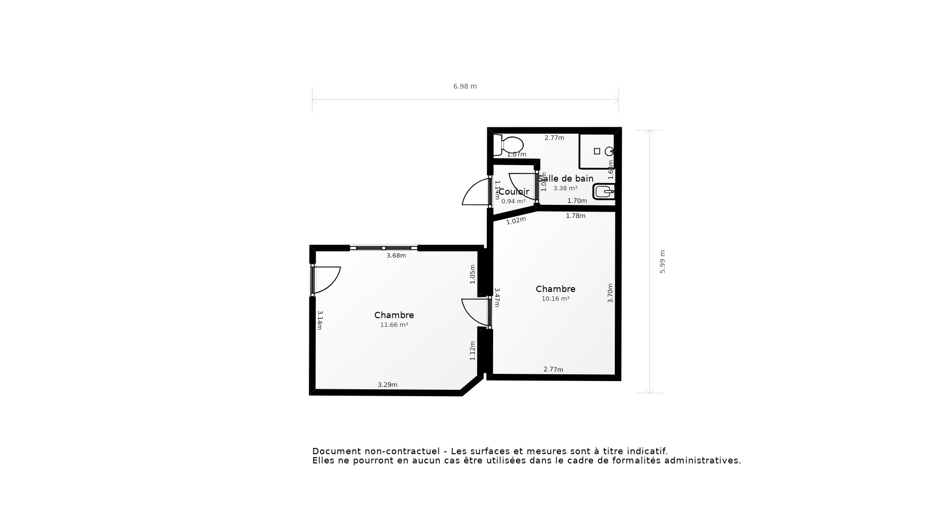 Vente Maison ST GEORGES DE DIDONNE - 3 pièces - 58 m² - (17110)