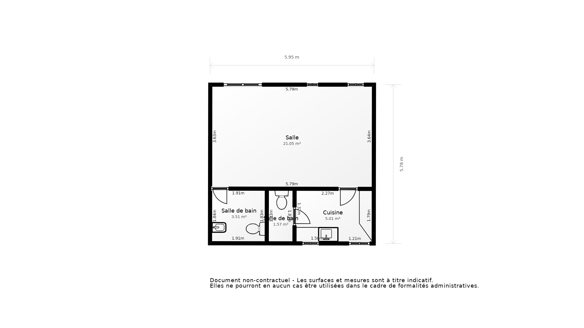 Vente Maison ST GEORGES DE DIDONNE - 3 pièces - 58 m² - (17110)