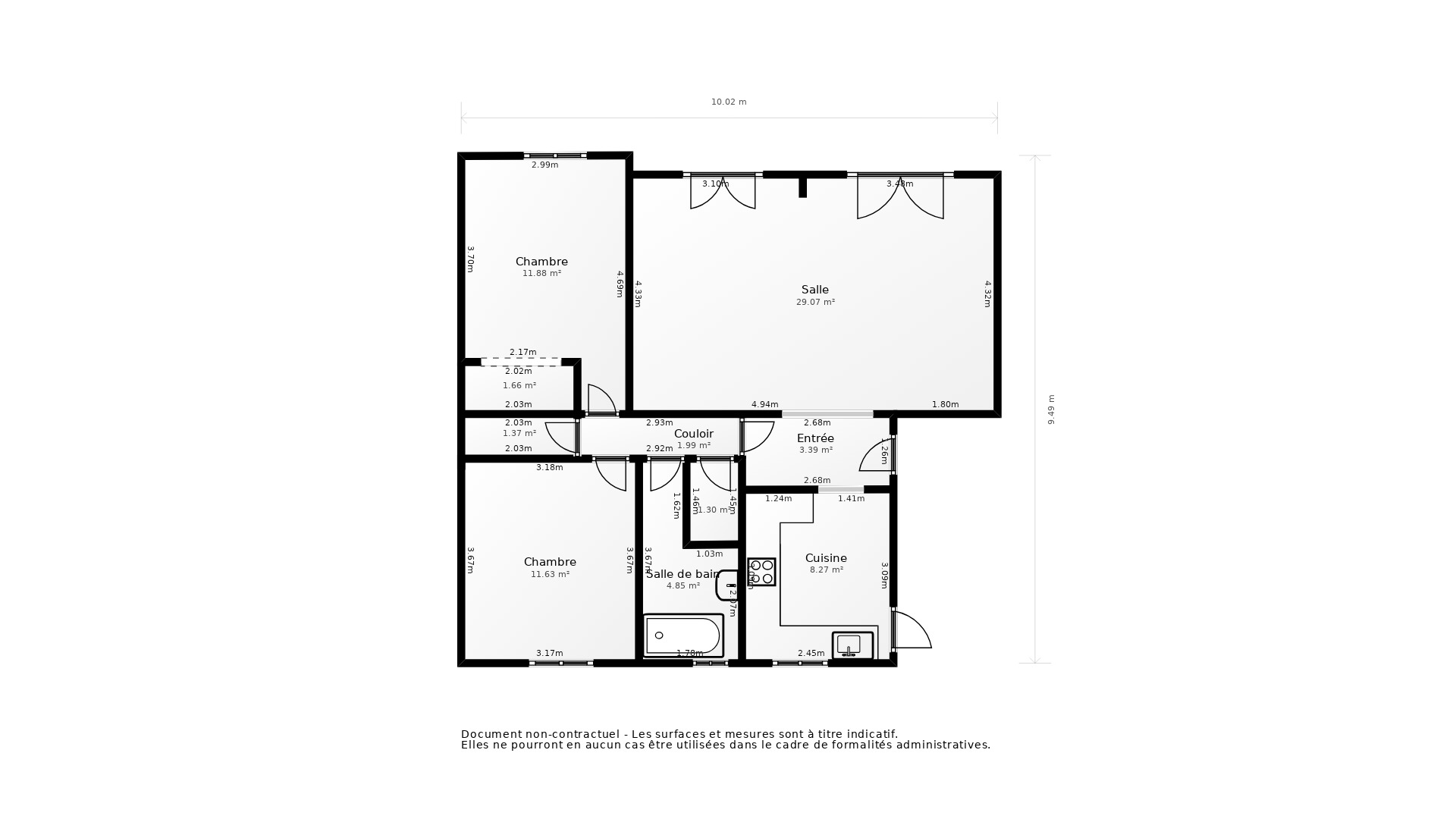 Vente Appartement LORIENT - 3 pièces - 75 m² - (56100)