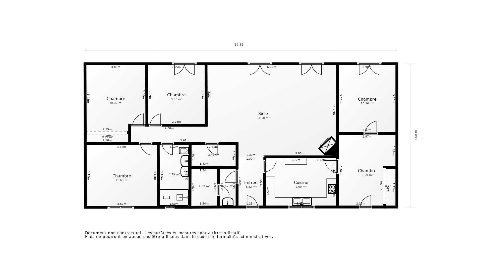 Vente Maison ST PIERRE D AURILLAC - 5 pièces - 105 m² - (33490)
