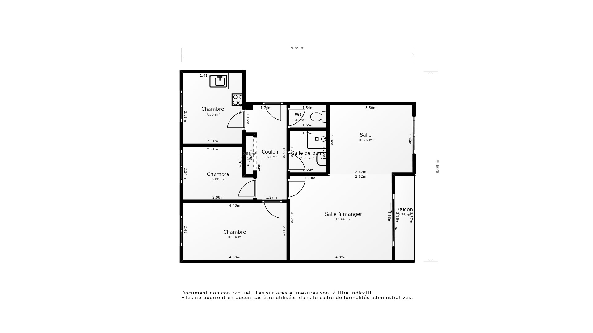 Vente Appartement DECINES CHARPIEU - 3 pièces - 64 m² - (69150)