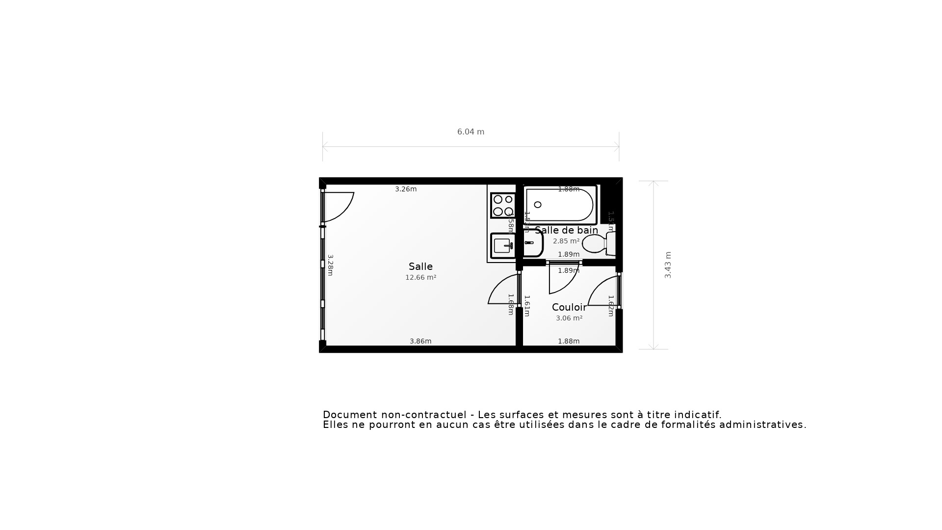 Vente Appartement ARCACHON - 1 pièce - 21 m² - (33120)