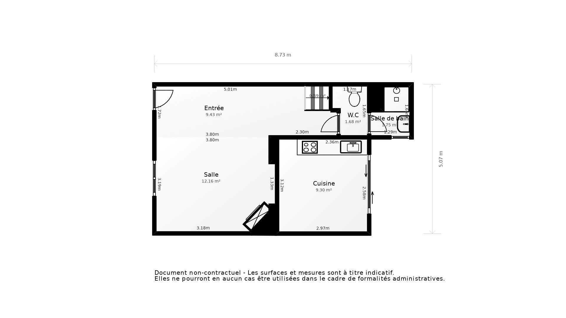 Vente Maison LES SABLES D OLONNE - 3 pièces - 62 m² - (85100)