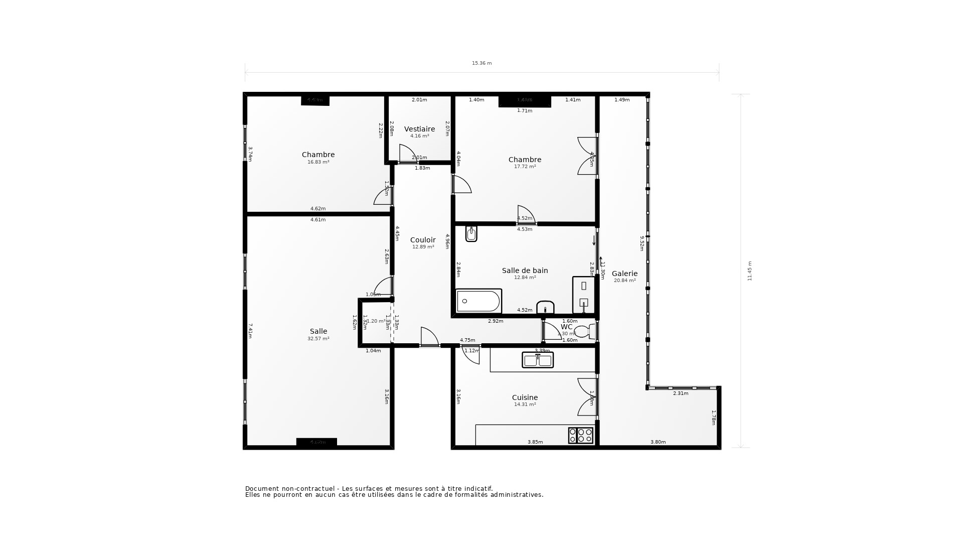 Vente Appartement BORDEAUX - 4 pièces - 126 m² - (33300)