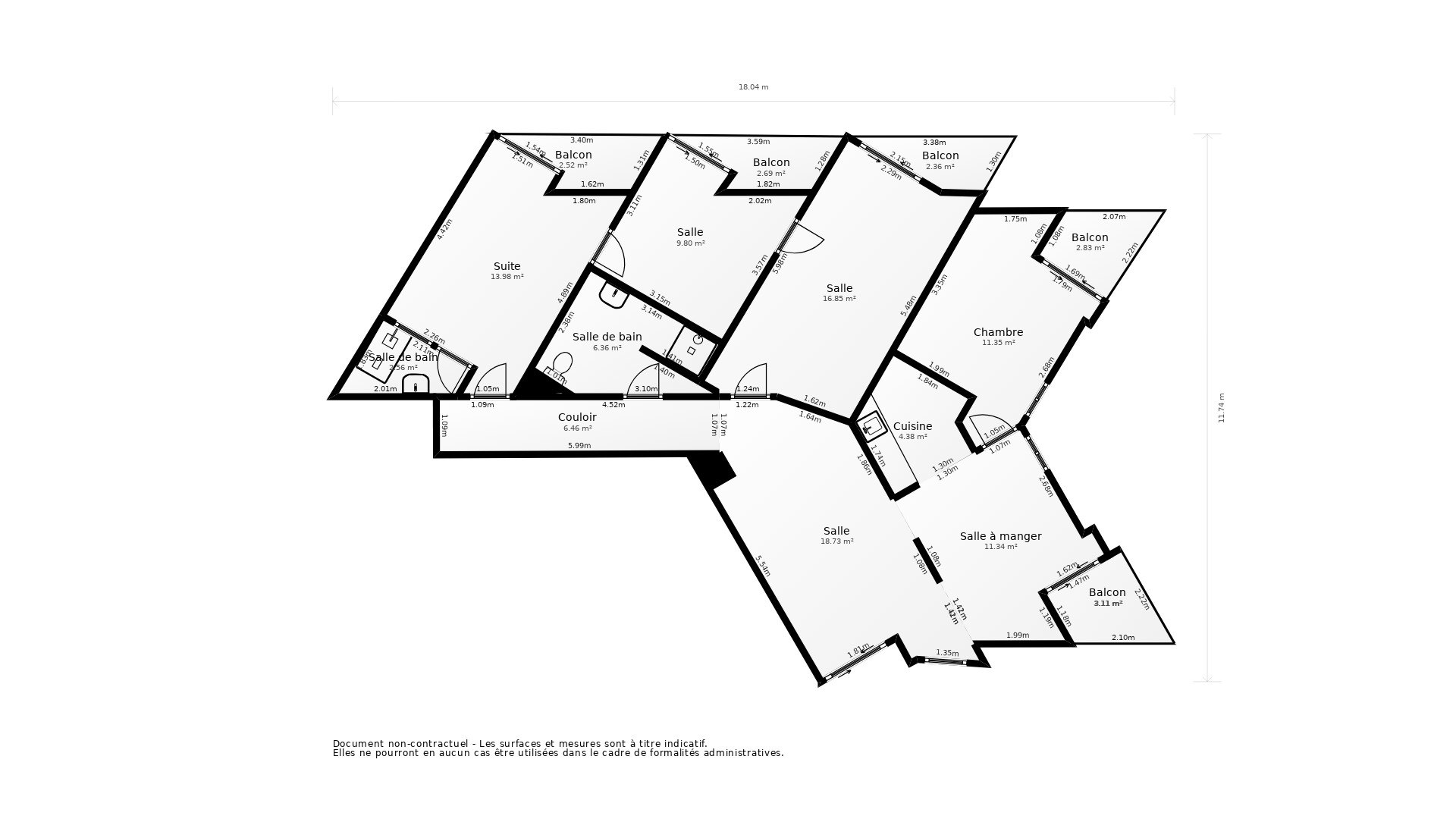 Vente Appartement DAX - 5 pièces - 108 m² - (40100)