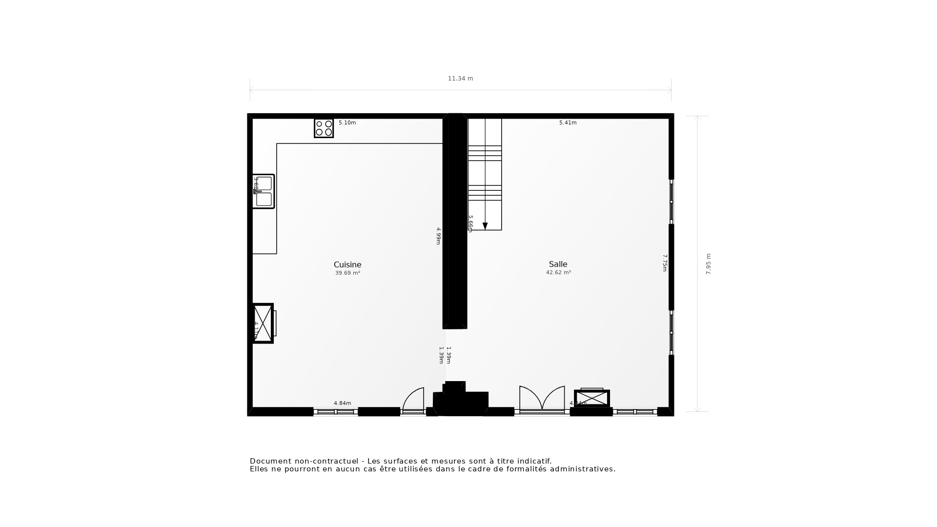 Vente Maison LE SEURE - 4 pièces - 109 m² - (17770)