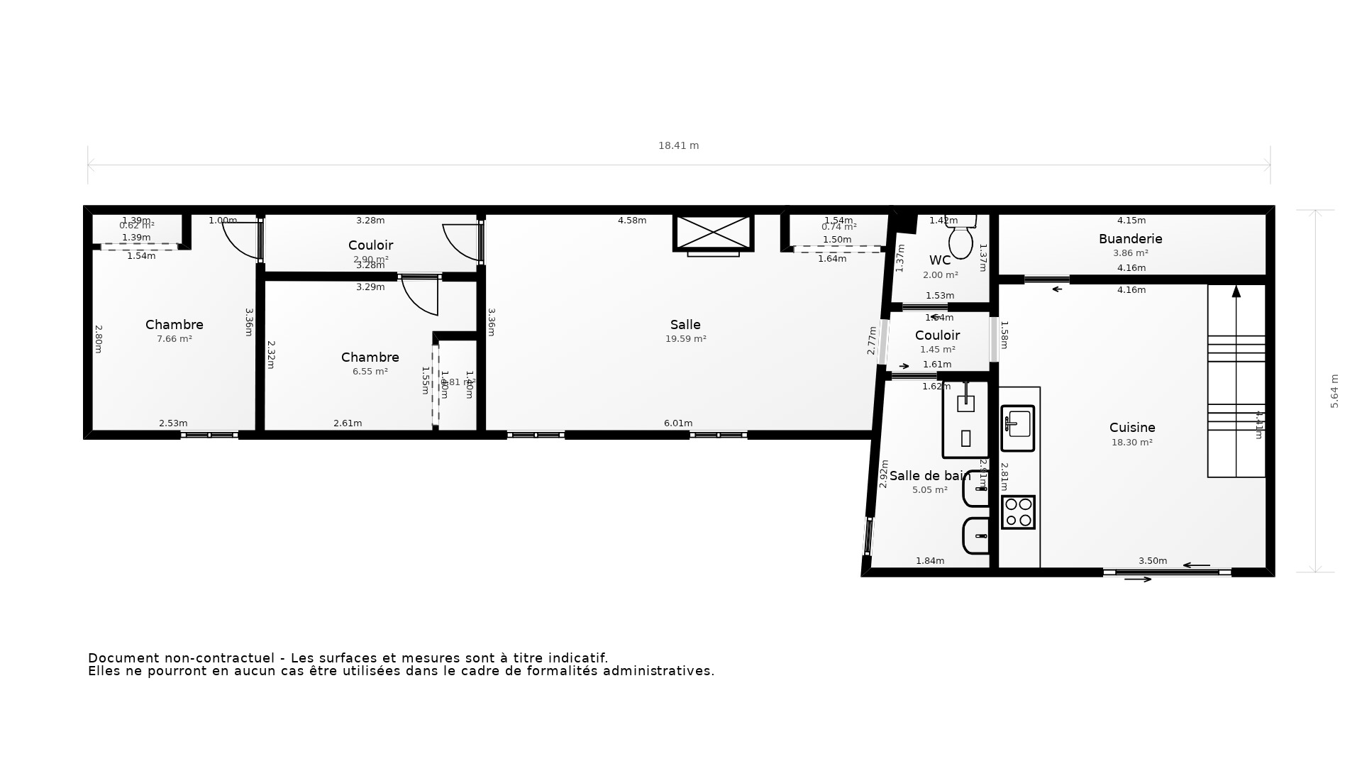 Vente Maison MONTPON MENESTEROL - 3 pièces - 89 m² - (24700)