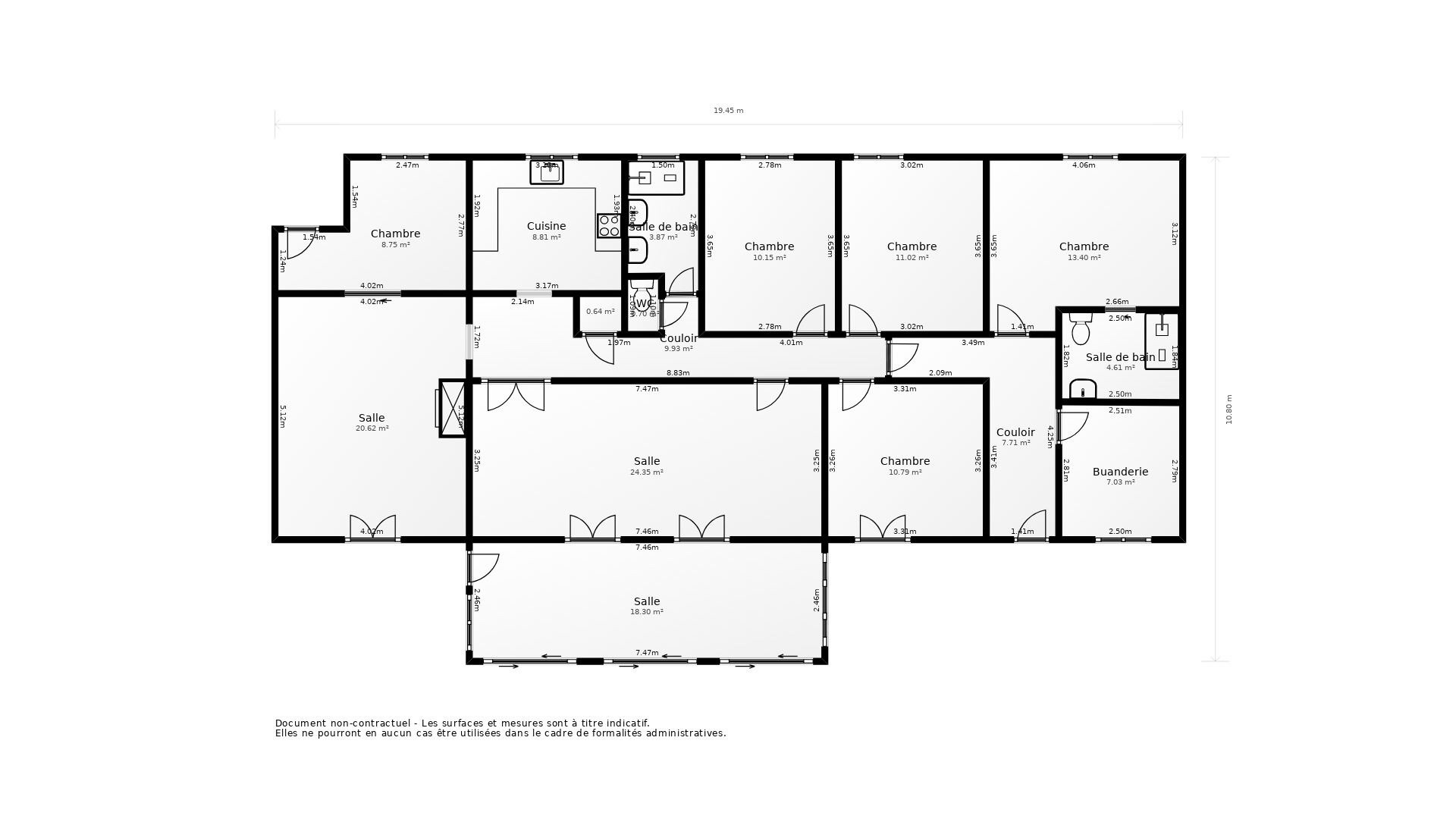 Vente Maison LA SAUVE - 6 pièces - 150 m² - (33670)