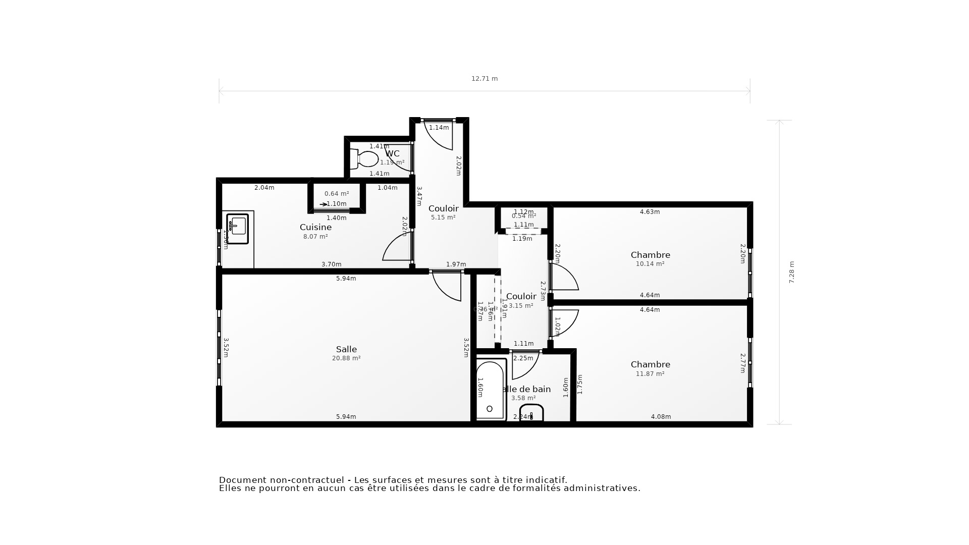 Vente Appartement LA GARENNE COLOMBES - 3 pièces - 68 m² - (92250)