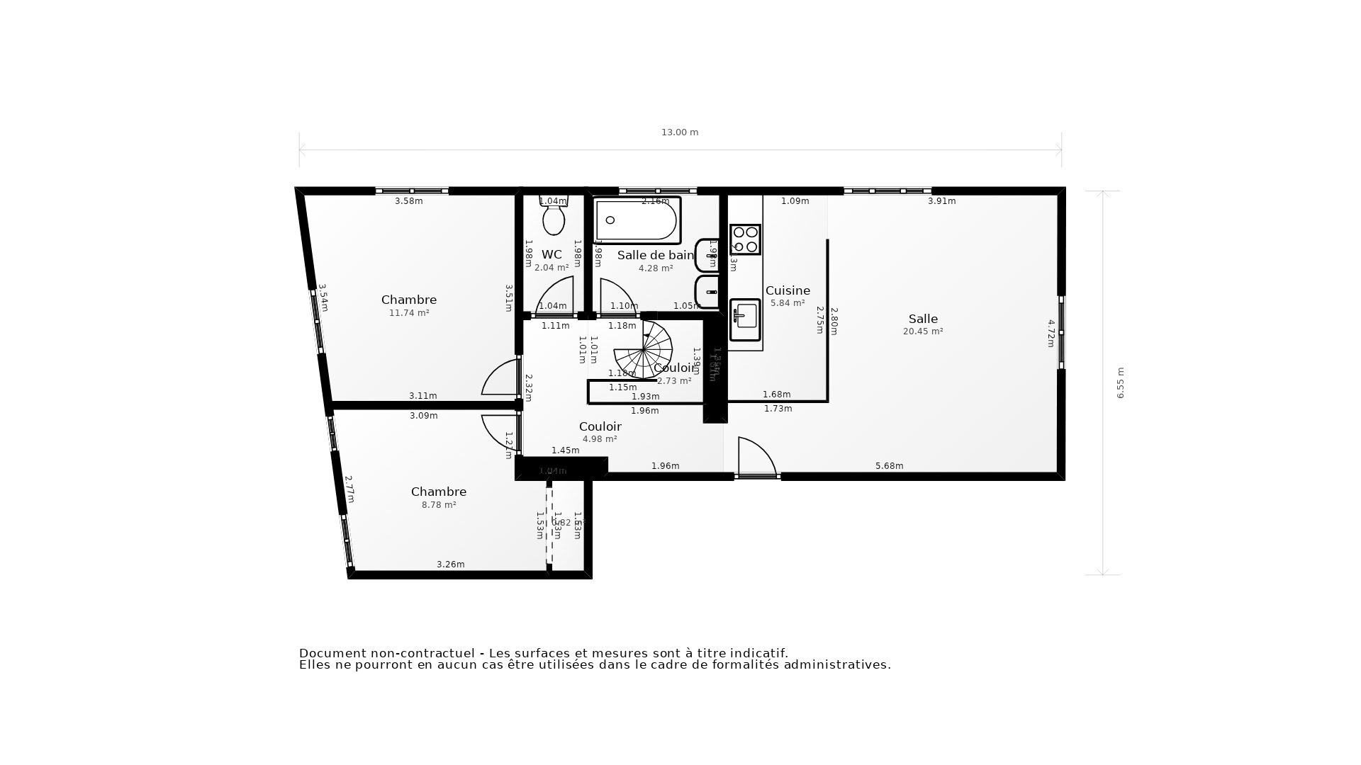 Vente Appartement BORDEAUX - 4 pièces - 117 m² - (33000)