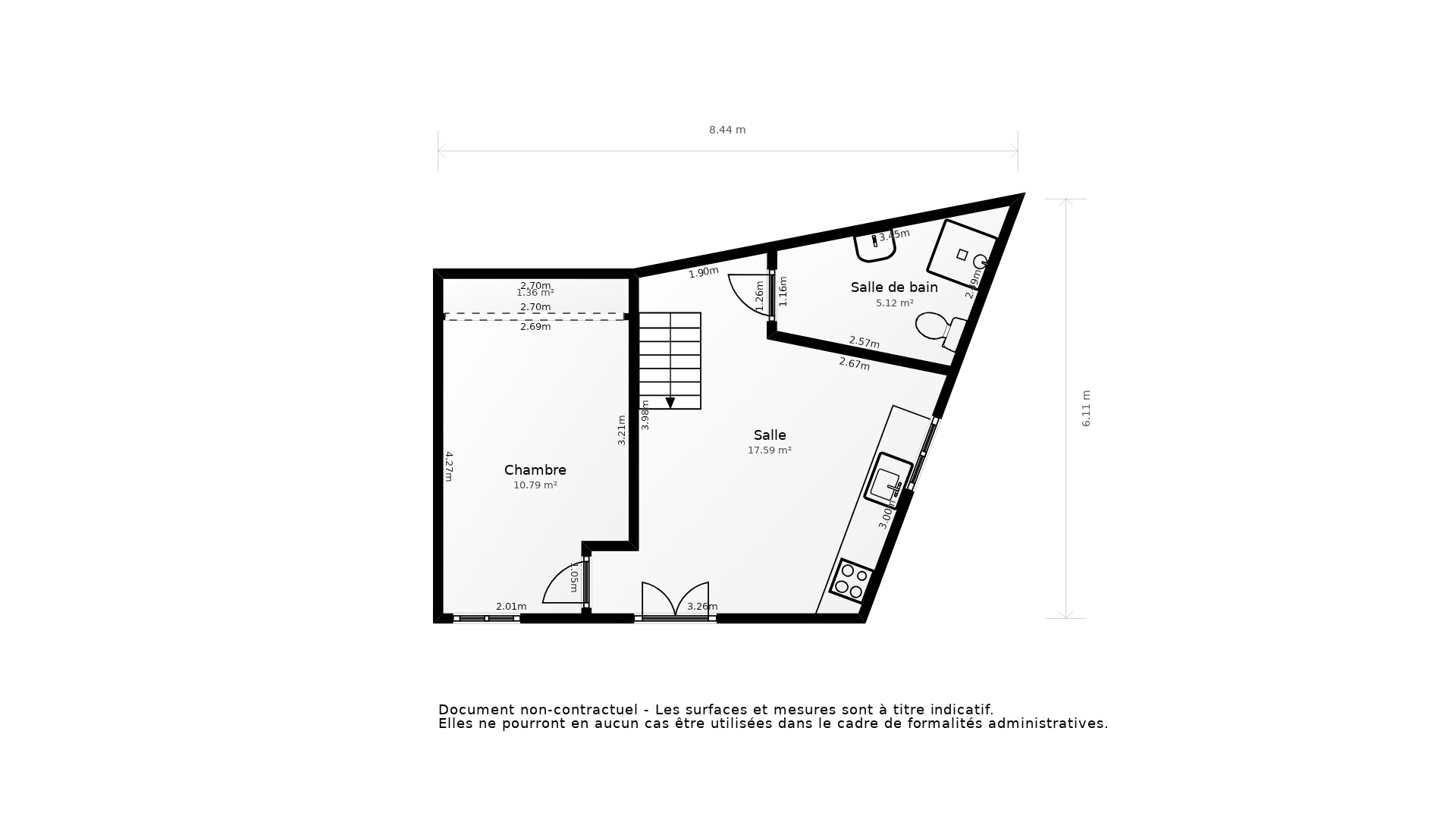Vente Maison FLOIRAC - 2 pièces - 43 m² - (33270)
