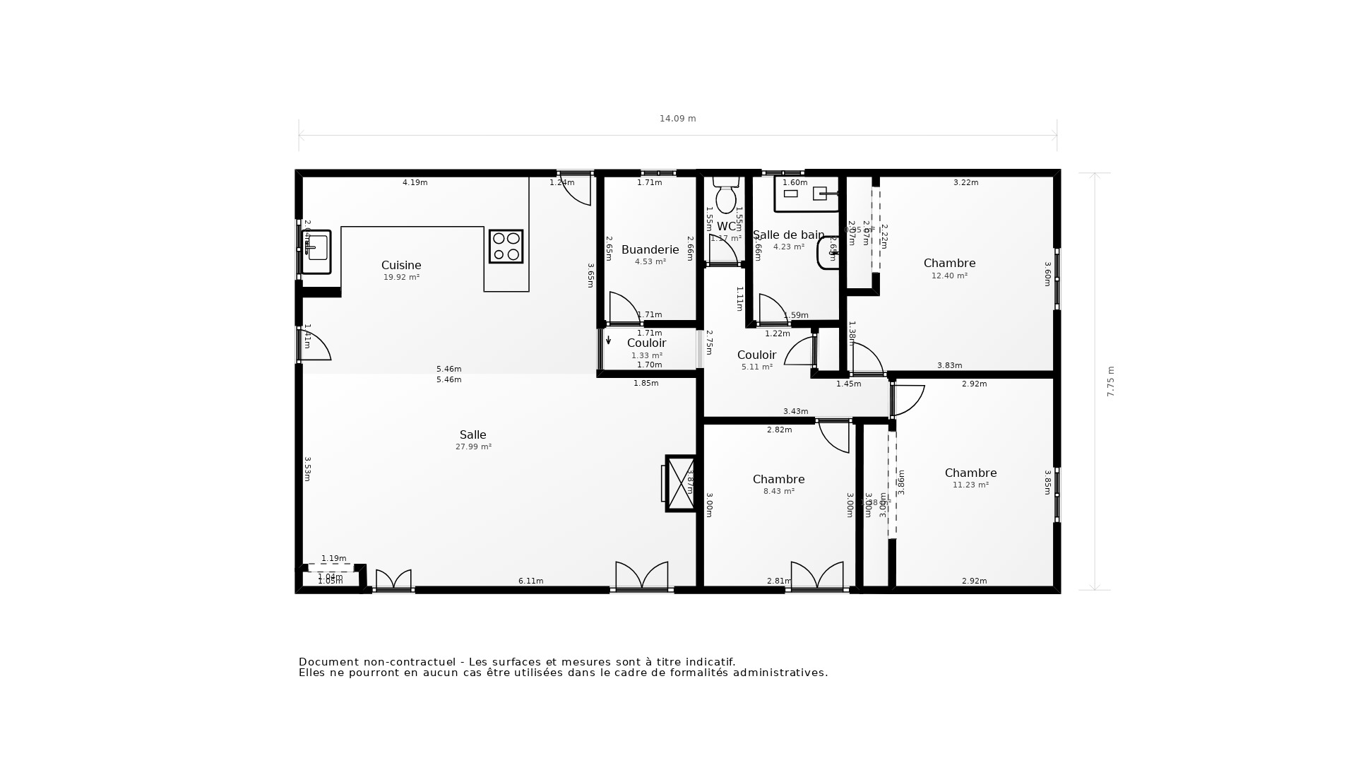 Vente Maison NARROSSE - 4 pièces - 104 m² - (40180)