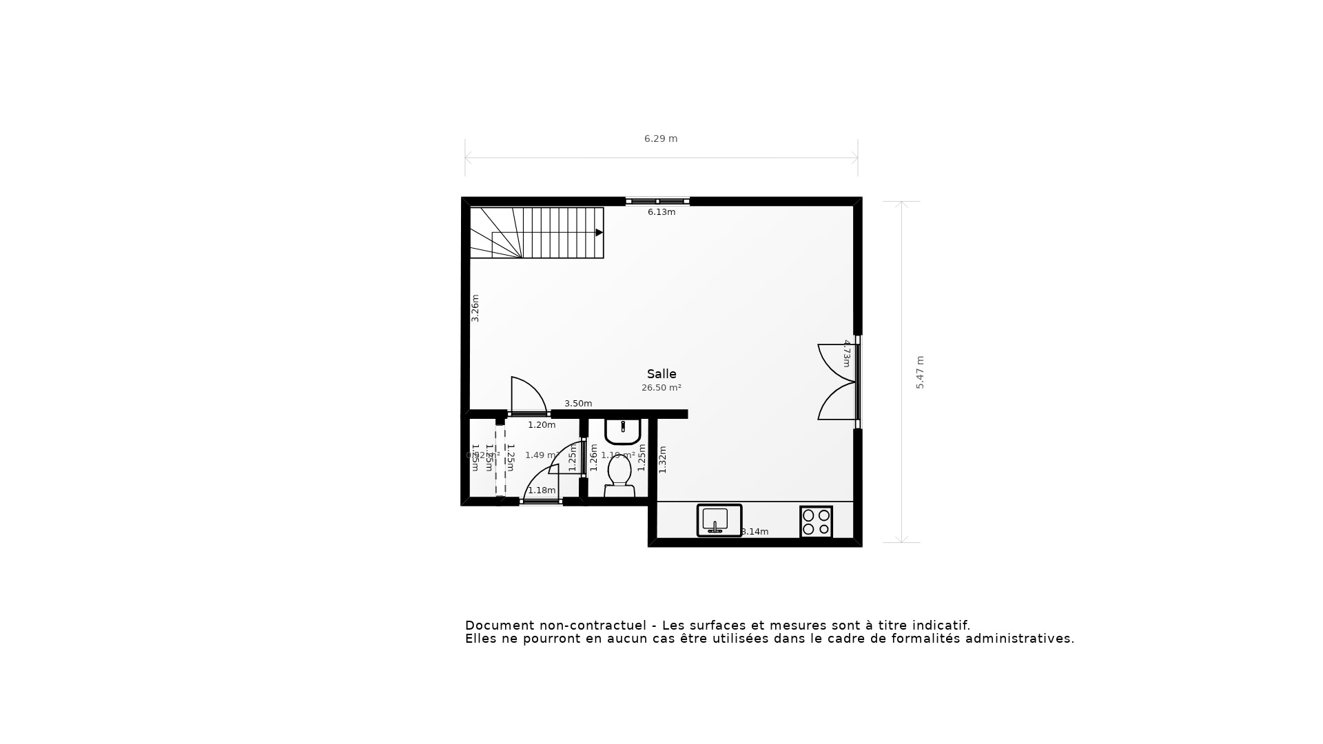 Vente Appartement SAINTES - 3 pièces - 65 m² - (17100)