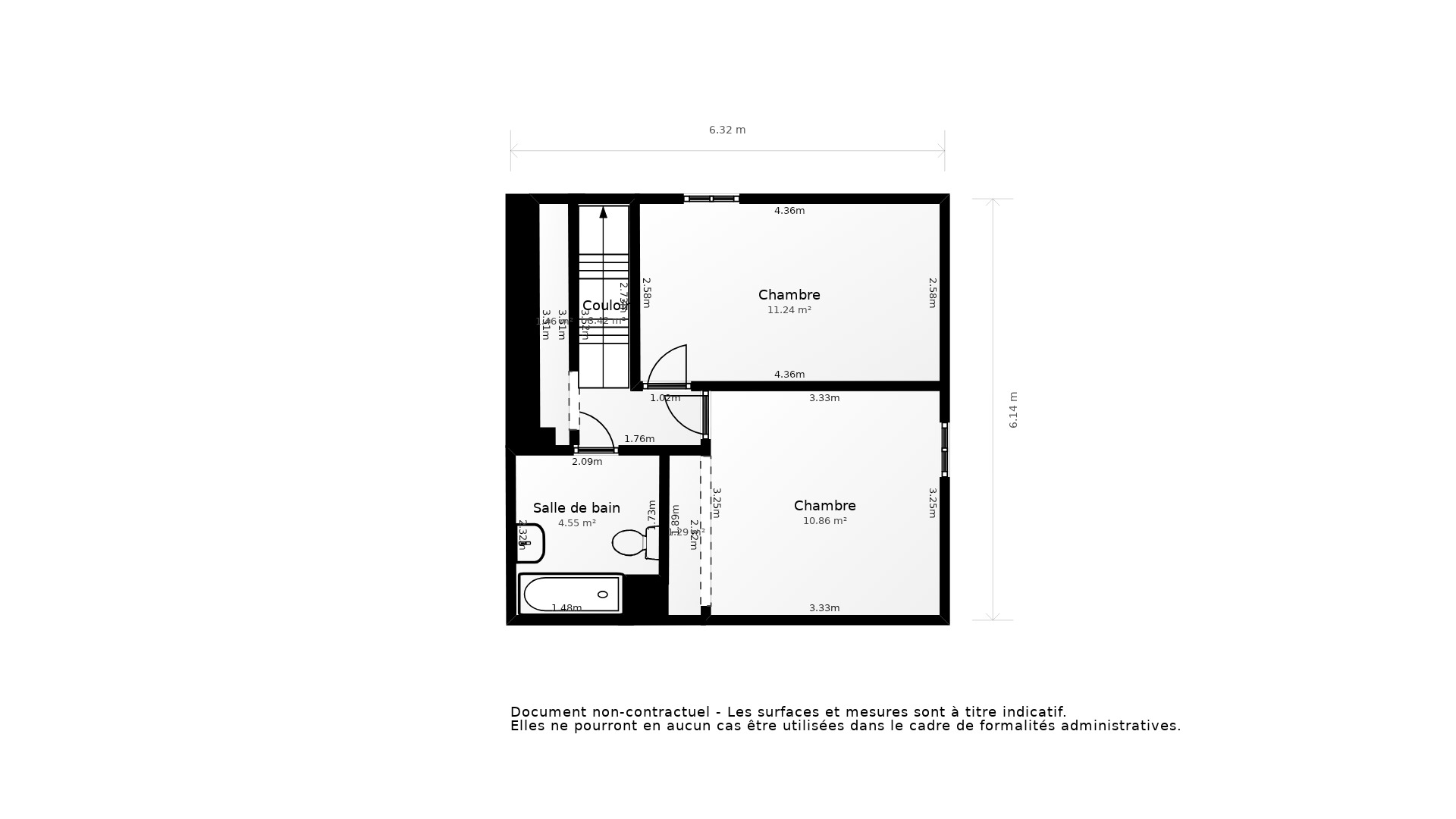 Vente Appartement SAINTES - 3 pièces - 65 m² - (17100)