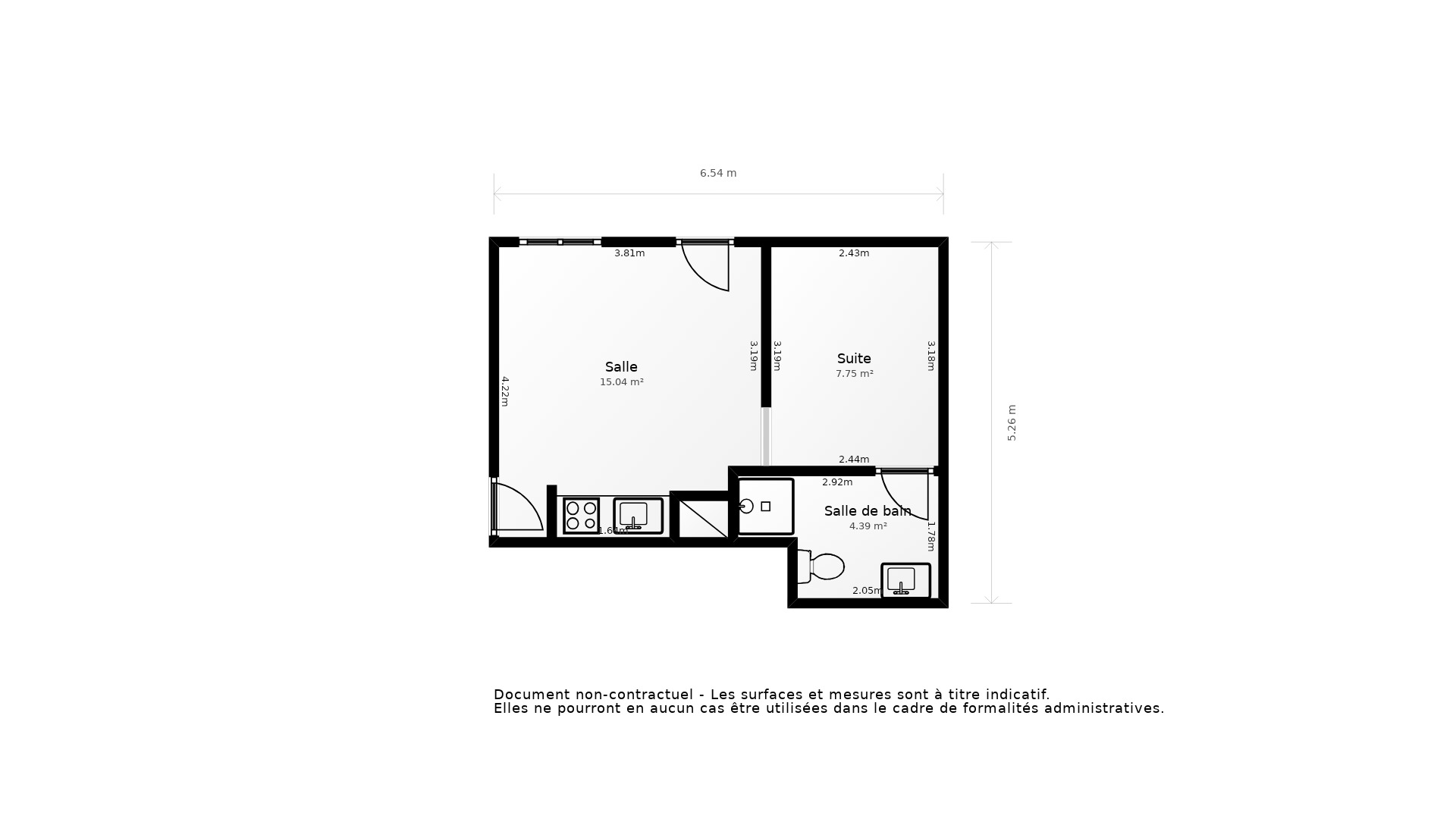 Vente Appartement BORDEAUX - 1 pièce - 30,3 m² - (33200)