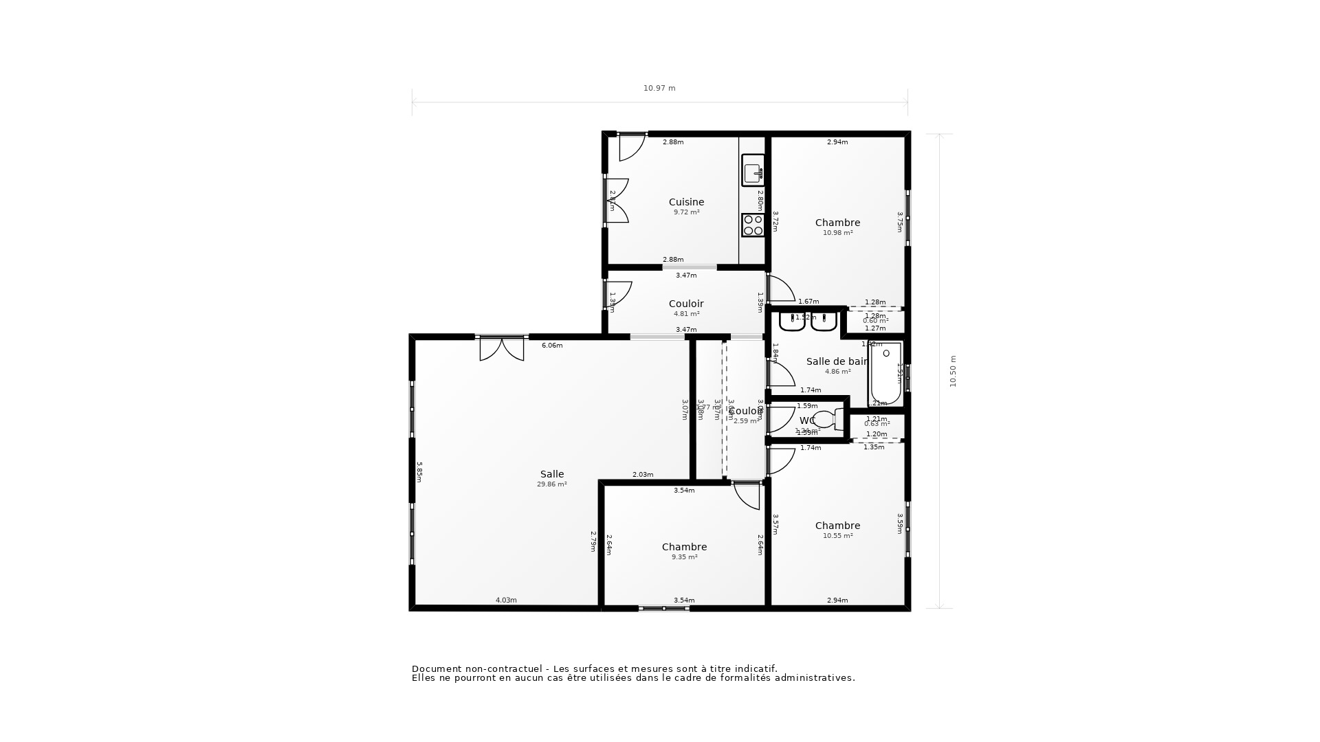 Vente Maison CUGNAUX - 4 pièces - 90 m² - (31270)