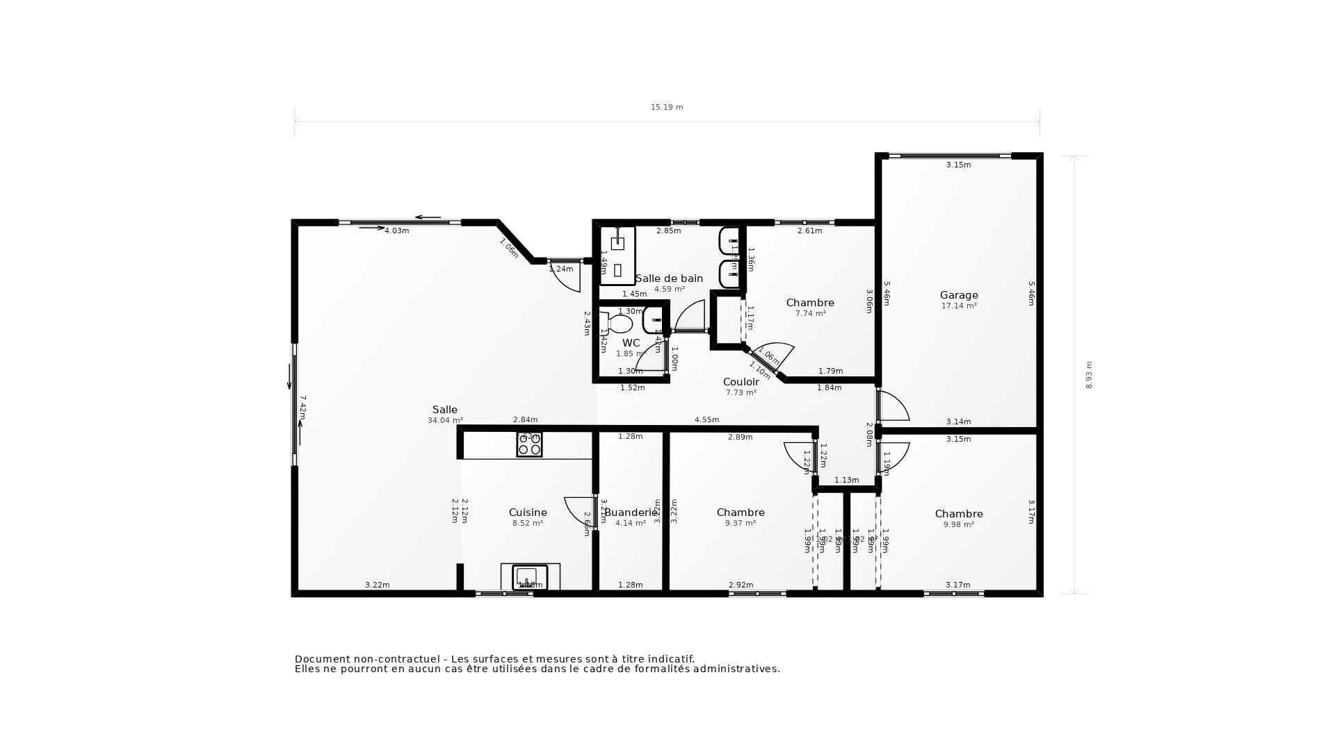 Vente Maison MONTUSSAN - 4 pièces - 93 m² - (33450)