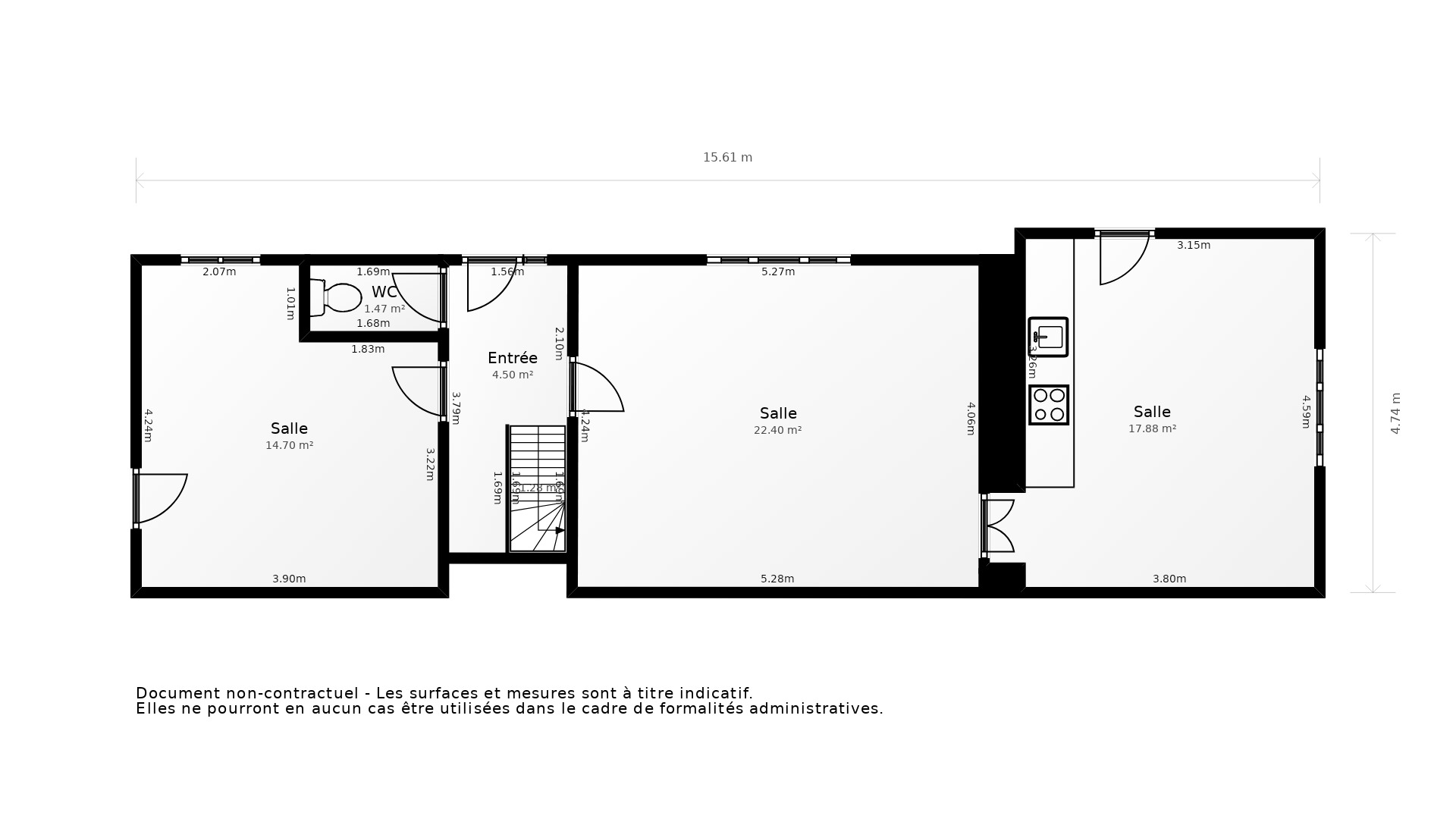 Vente Maison LA ROCHETTE - 5 pièces - 115 m² - (16110)