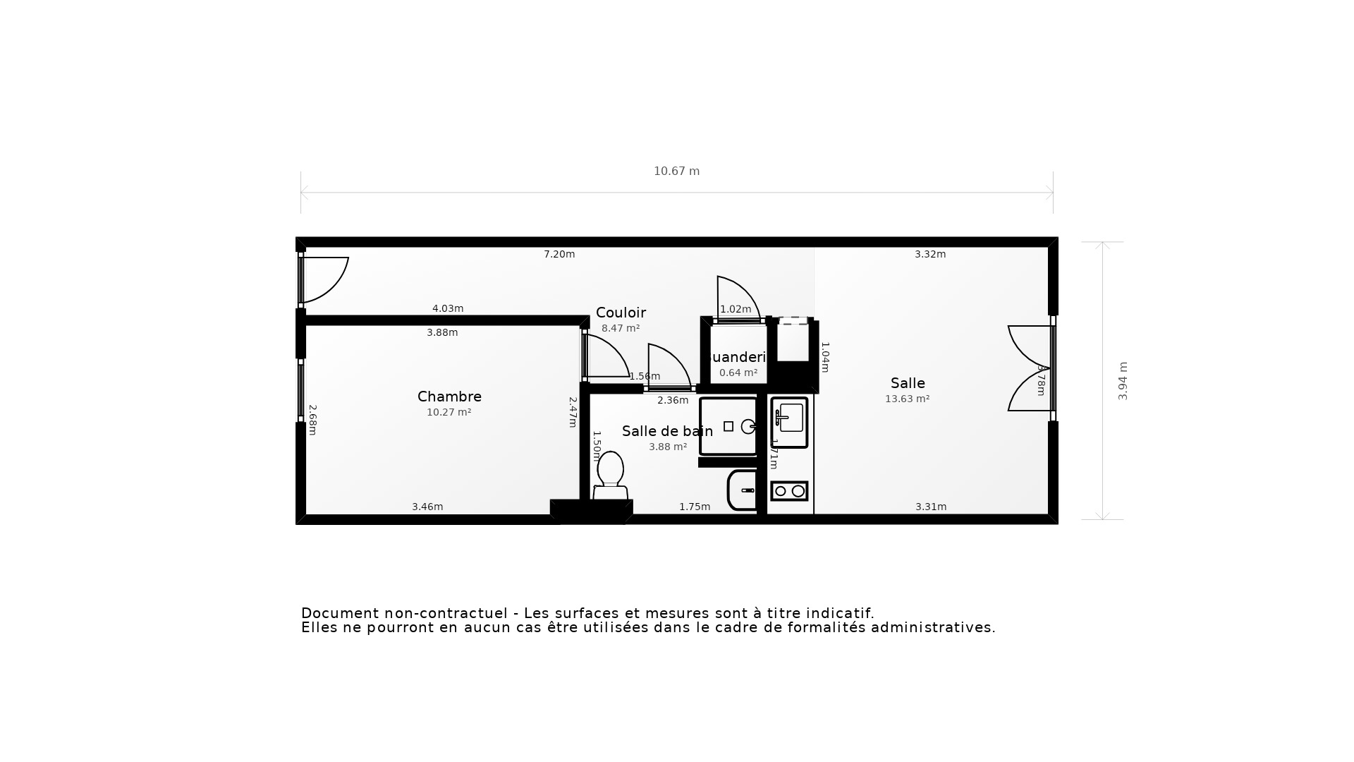 Vente Appartement LABENNE - 2 pièces - 45 m² - (40530)