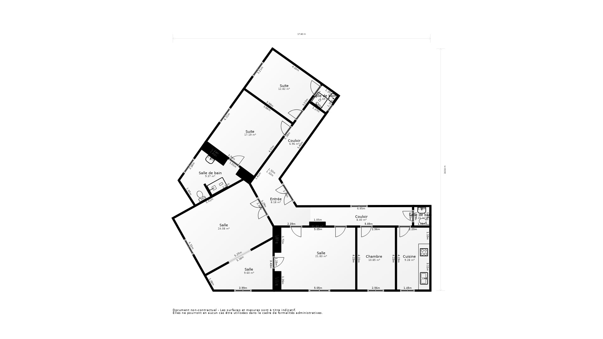 Vente Appartement LIMOGES - 6 pièces - 139 m² - (87000)