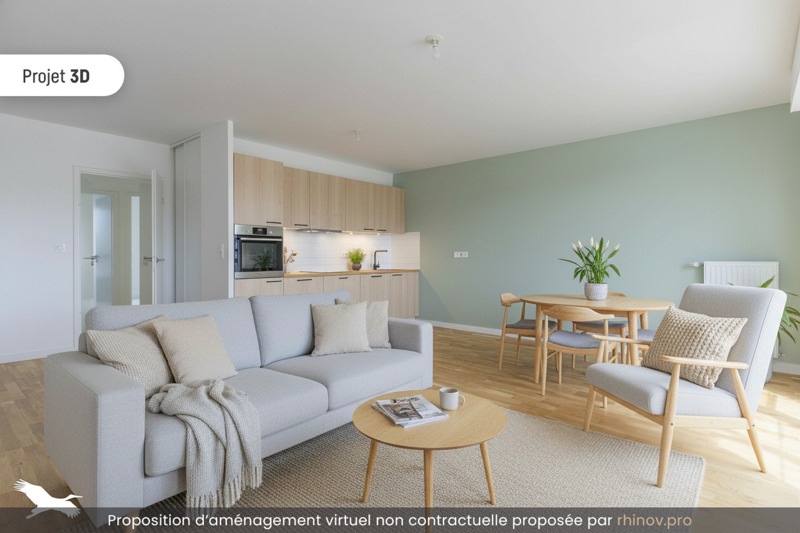 Vente Appartement CARRIERES SOUS POISSY - 3 pièces -63 m² - (78955)