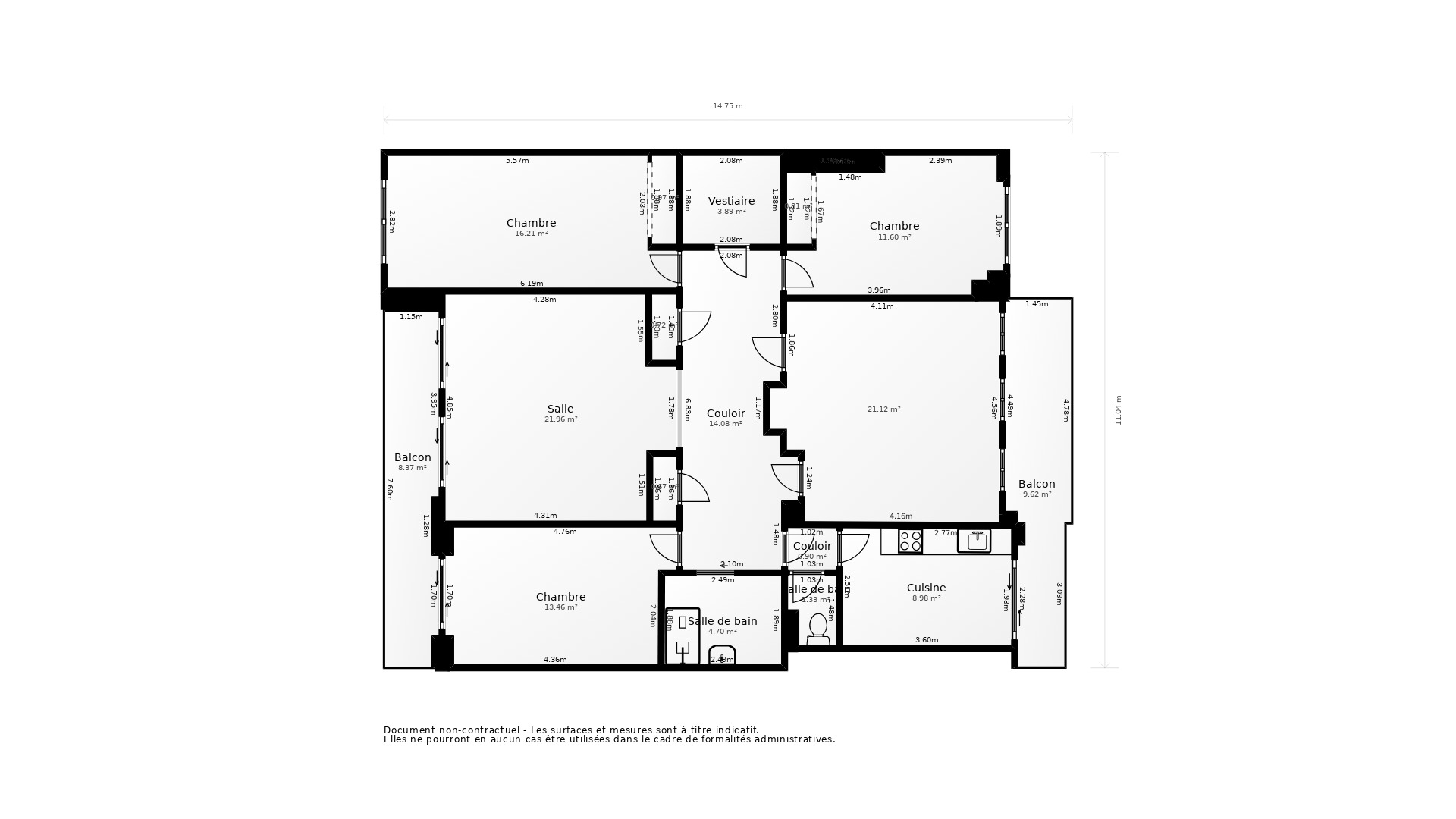 Vente Appartement LYON 03 - 4 pièces - 100,6 m² - (69003)