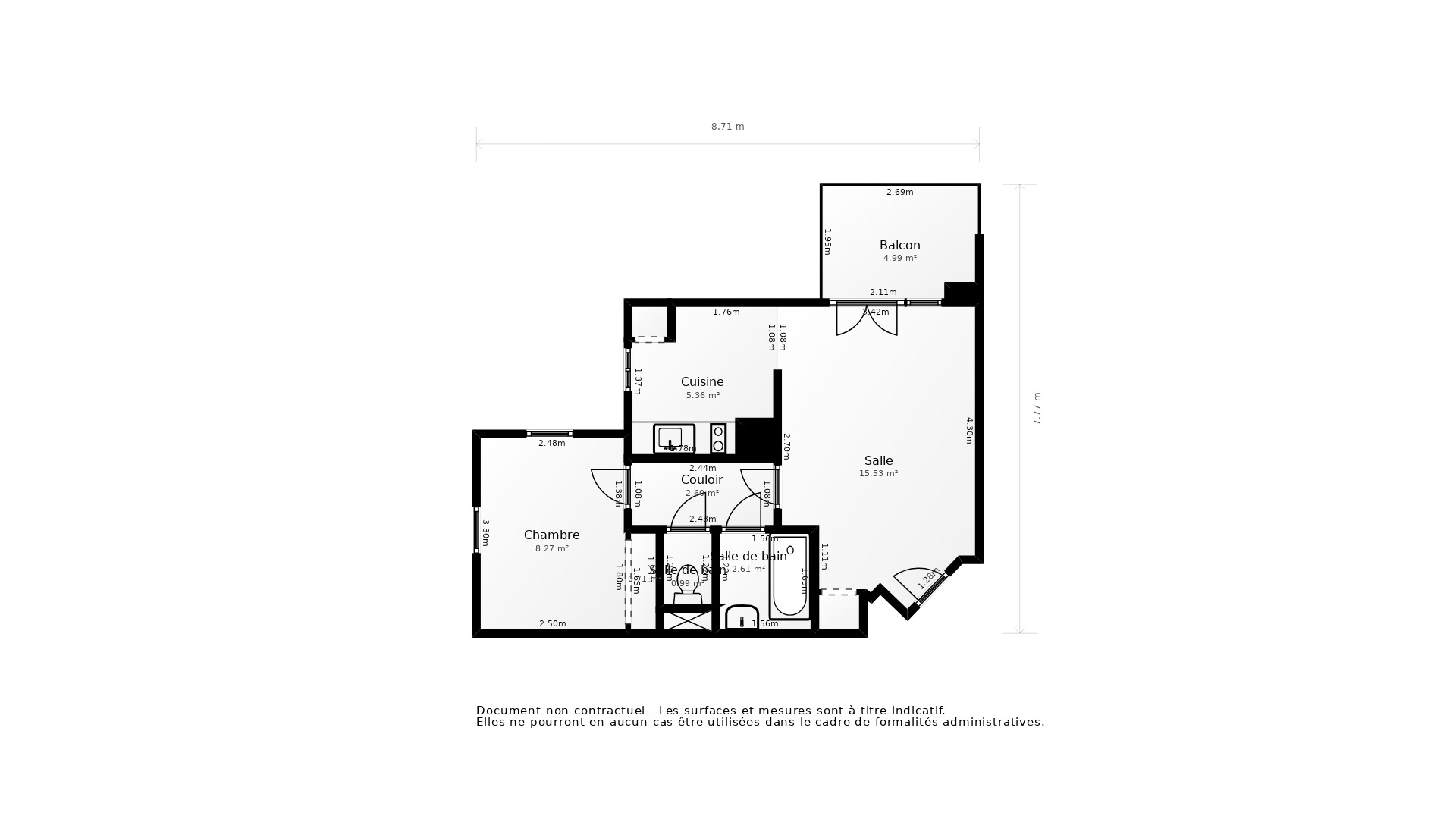 Vente Appartement Lyon - 2 pièces - 40 m² - (69005)