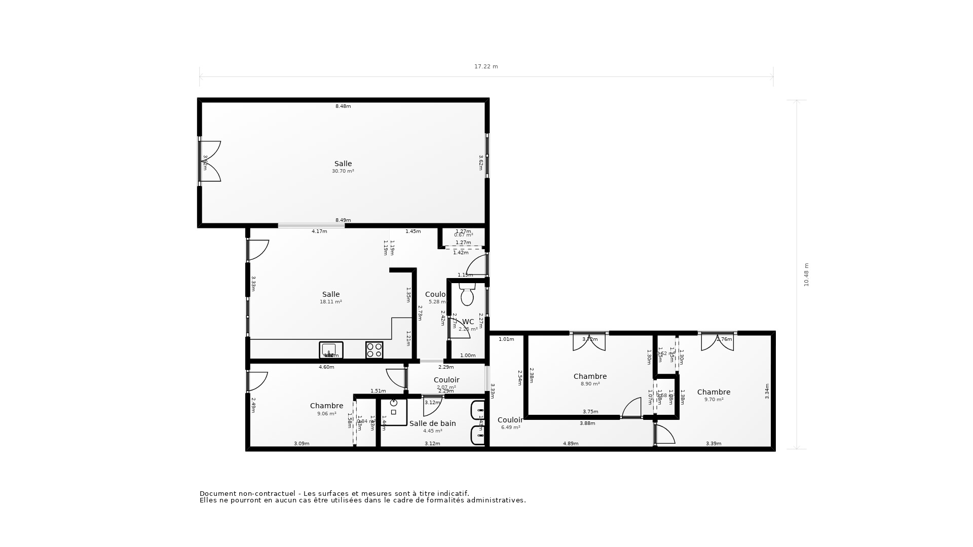 Vente Maison CHATEAUNEUF SUR CHARENTE - 5 pièces - 98 m² - (16120)