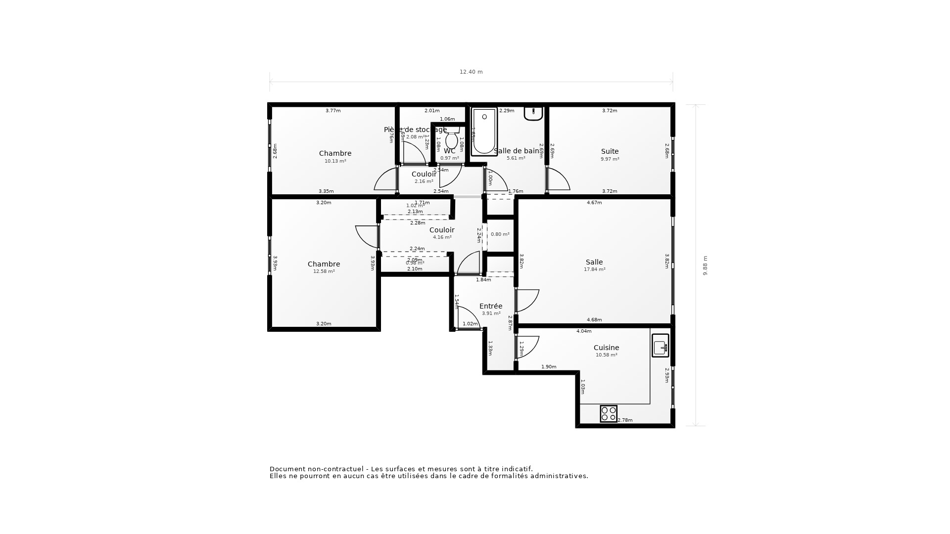 Vente Appartement TAVERNY - 4 pièces - 83 m² - (95150)