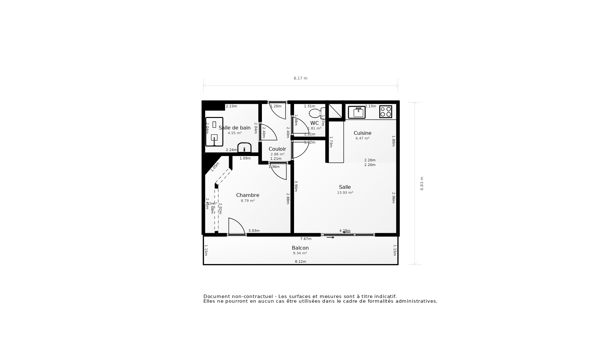 Vente Appartement JUVIGNAC - 2 pièces - 43 m² - (34990)