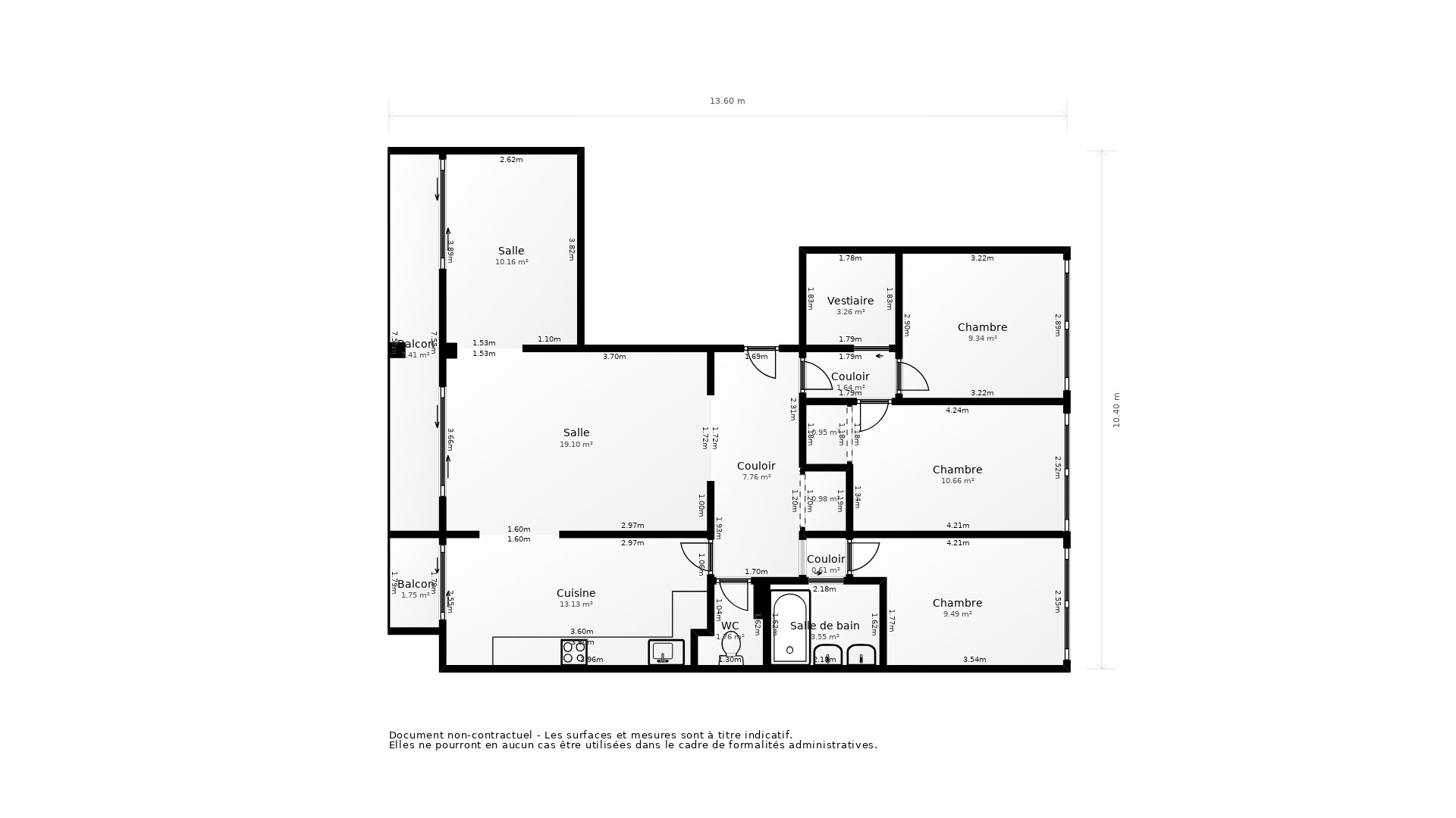 Vente Appartement LYON 07 - 4 pièces - 98 m² - (69007)