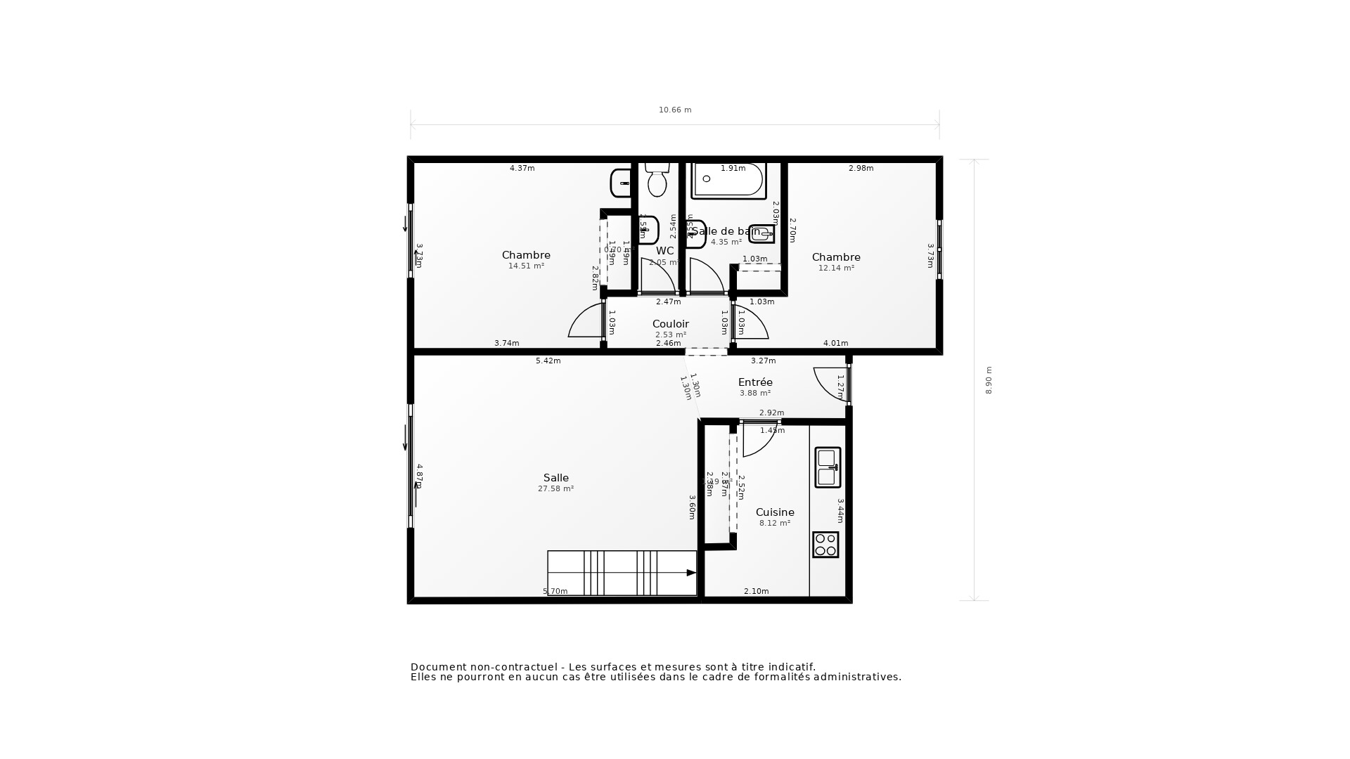 Vente Maison LA TREMBLADE - 4 pièces - 90 m² - (17390)