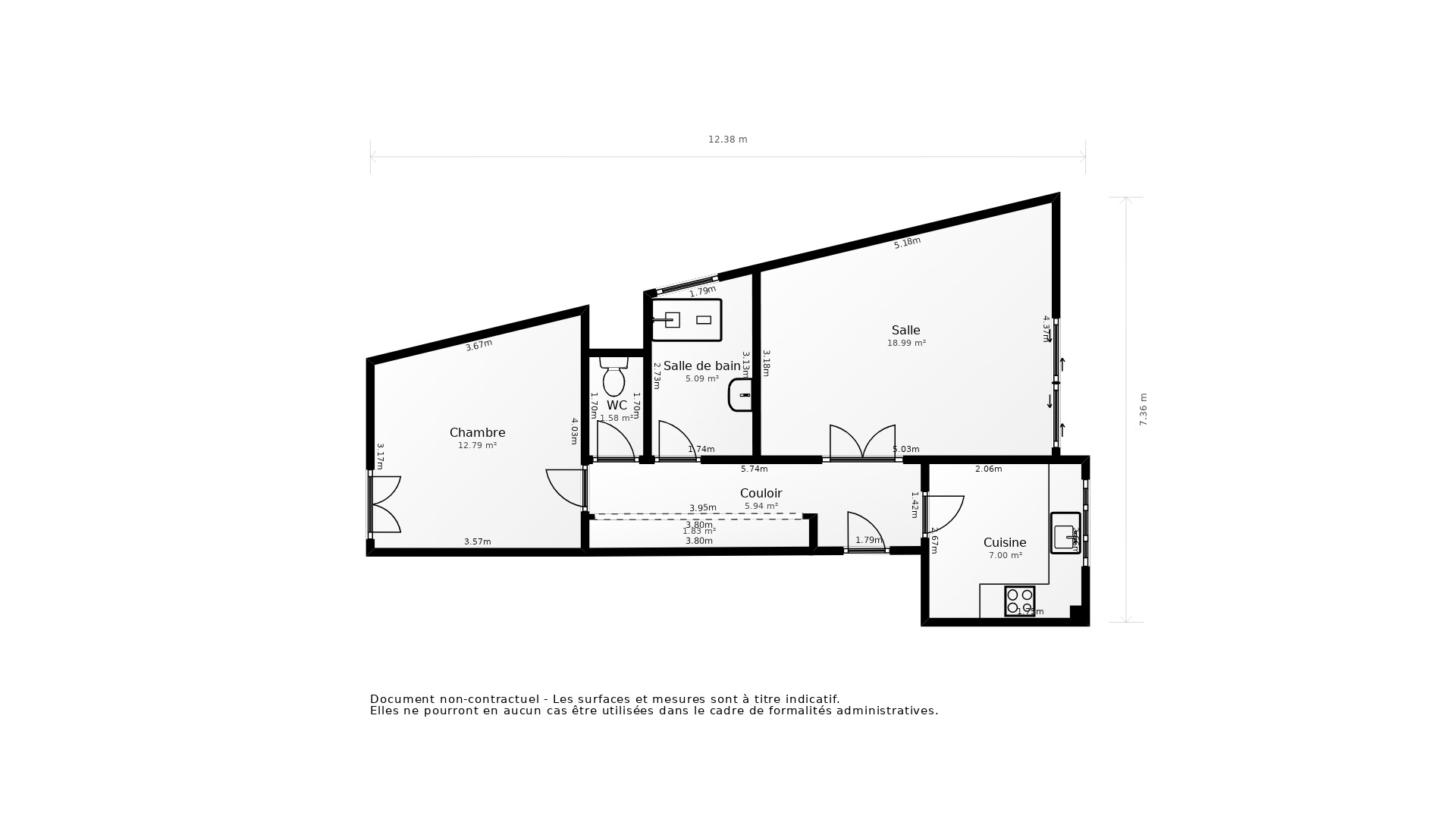 Vente Appartement SOISY SOUS MONTMORENCY - 2 pièces - 52 m² - (95230)