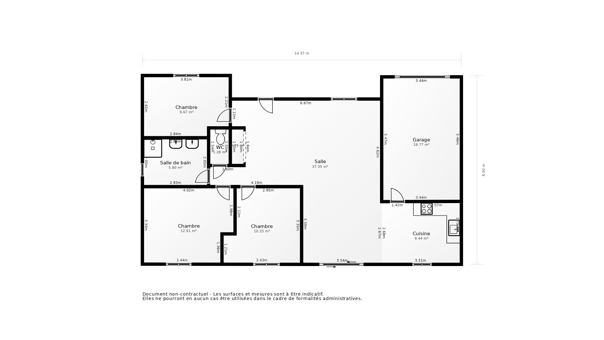 Vente Maison MONTFERRAND - 4 pièces - 95 m² - (11320)
